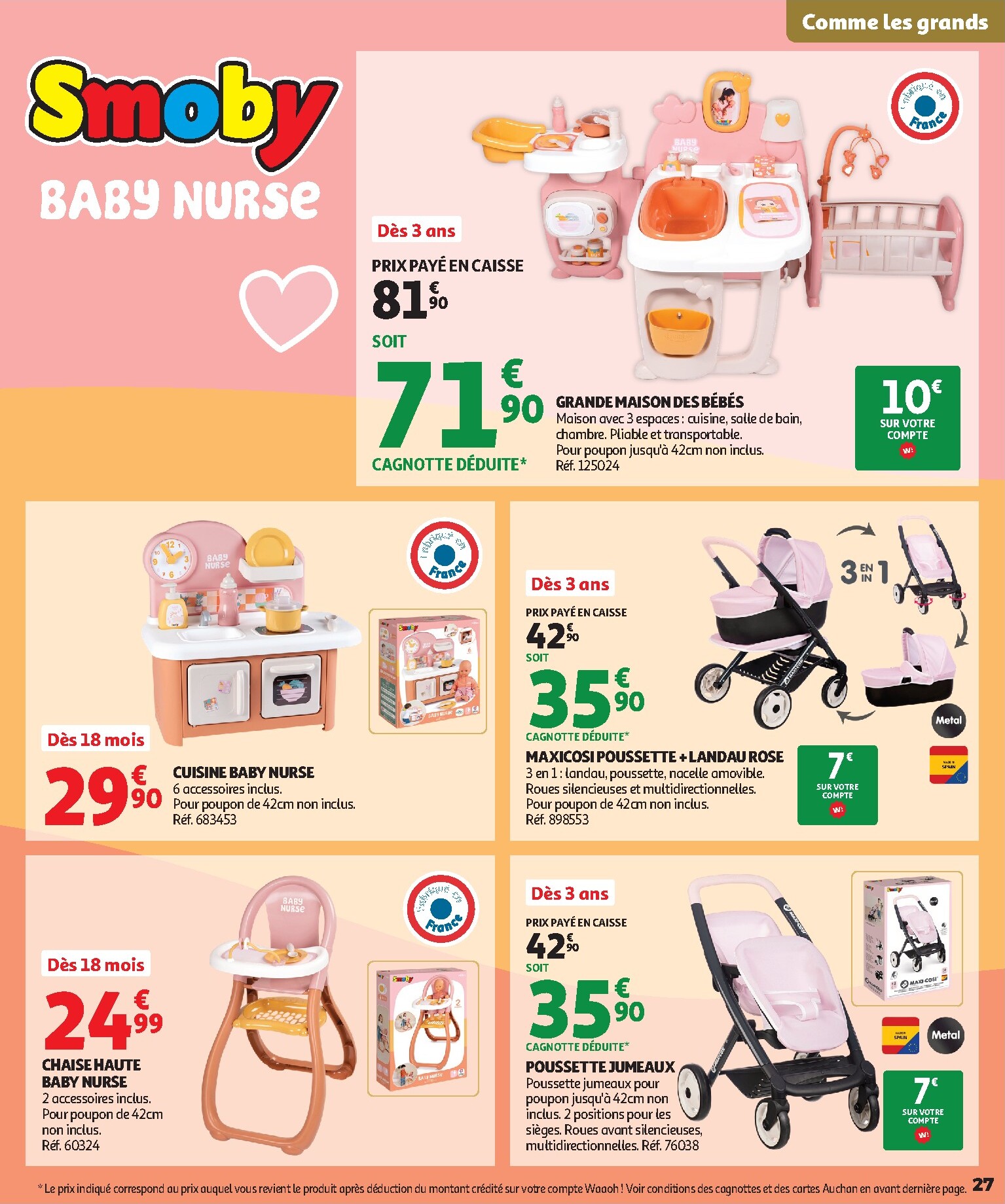 auchan - Huidige Auchan - Jouets de Noël folder geldig van vrijdag 16/10/2026 tot zondag 06/12/2026 - page: 27