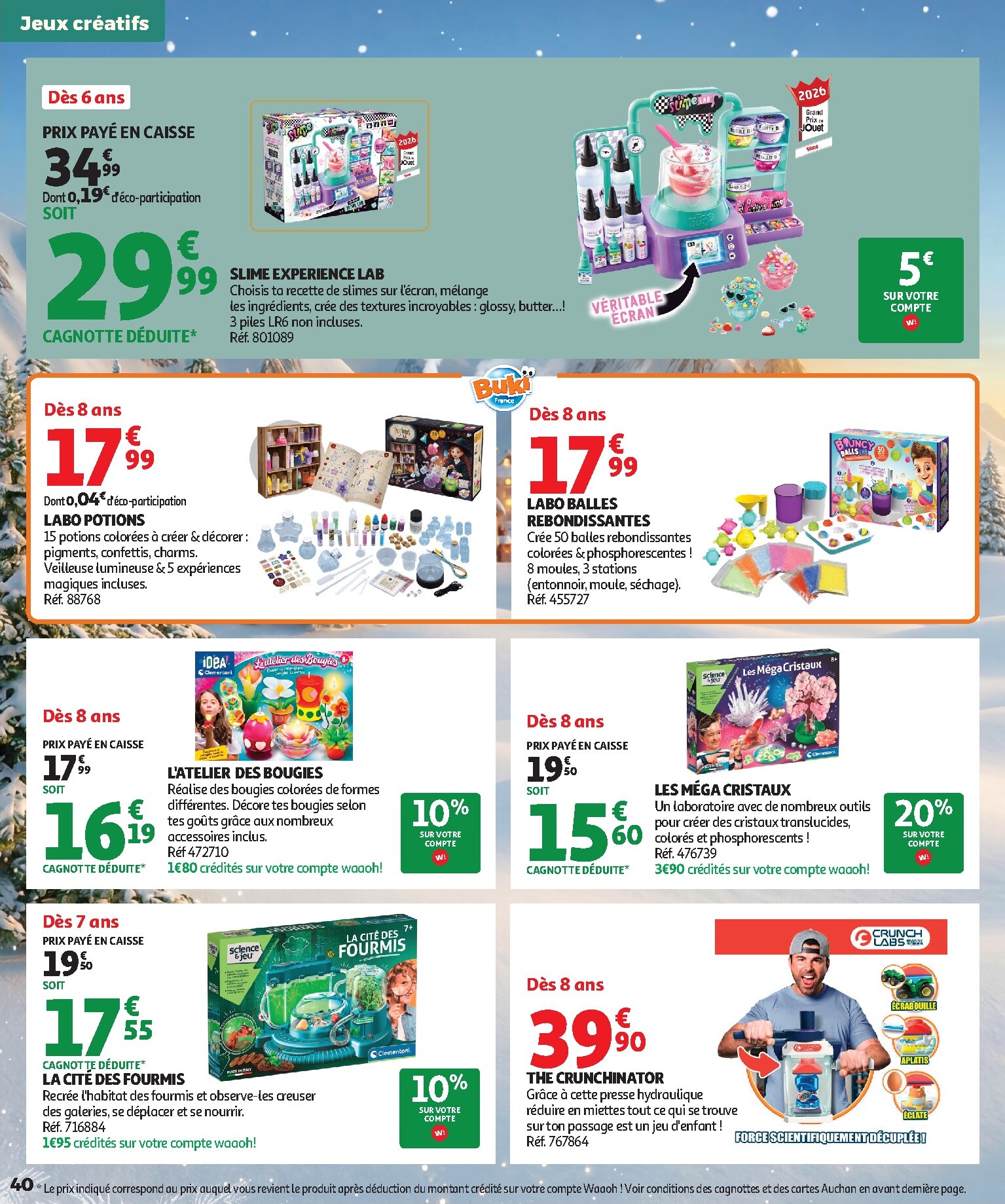 auchan - Huidige Auchan - Jouets de Noël folder geldig van vrijdag 16/10/2026 tot zondag 06/12/2026 - page: 40