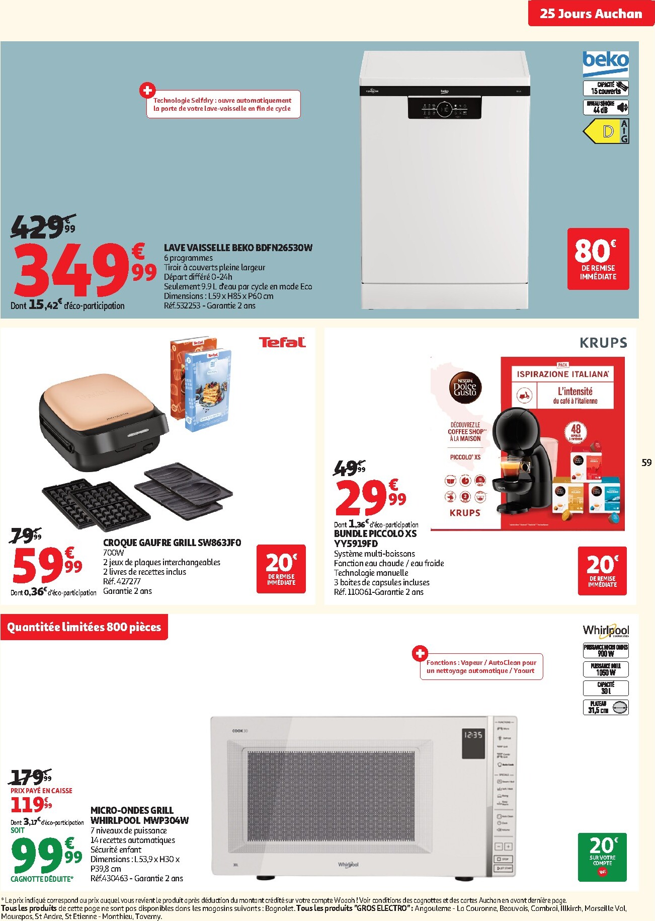 auchan - Auchan folder voor volgende week van dinsdag 27/10/2026 tot zondag 01/11/2026 - page: 59
