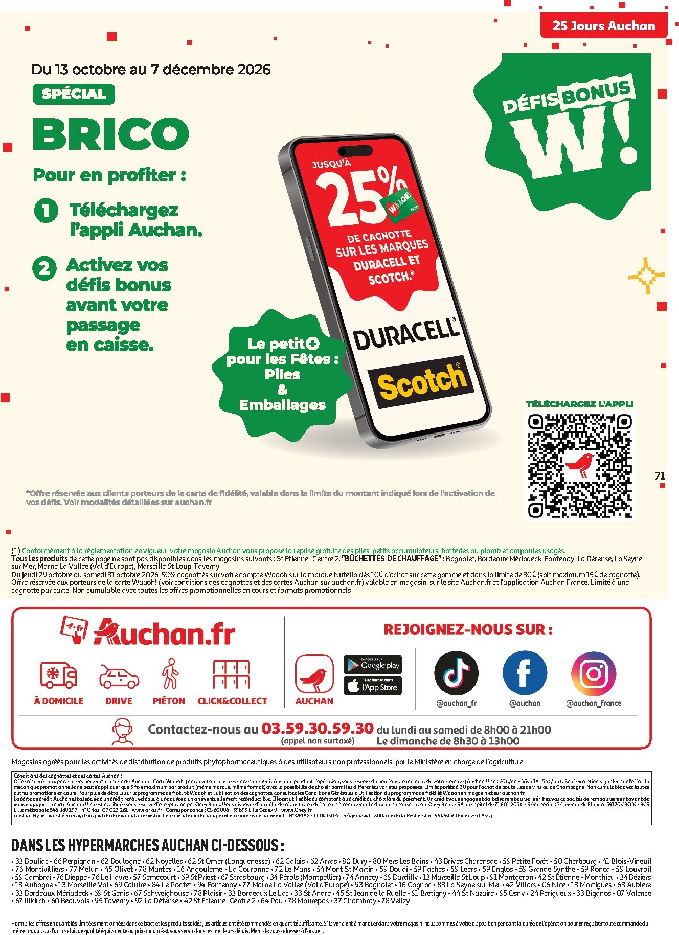 auchan - Auchan folder voor volgende week van dinsdag 27/10/2026 tot zondag 01/11/2026 - page: 71