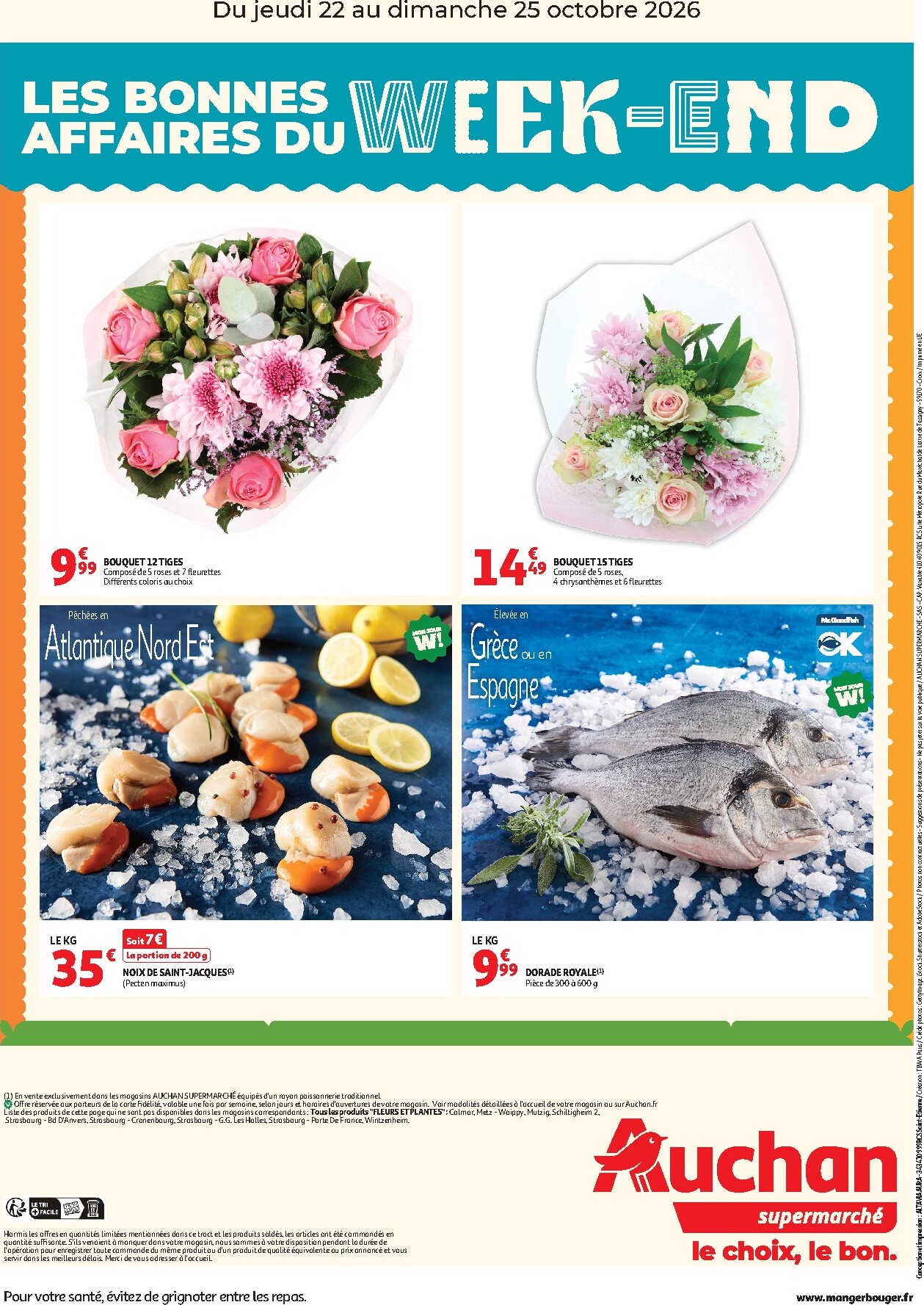 auchan - Huidige Auchan Supermarché - Les bons plans du week-end folder geldig van donderdag 22/10/2026 tot zondag 25/10/2026 - page: 2