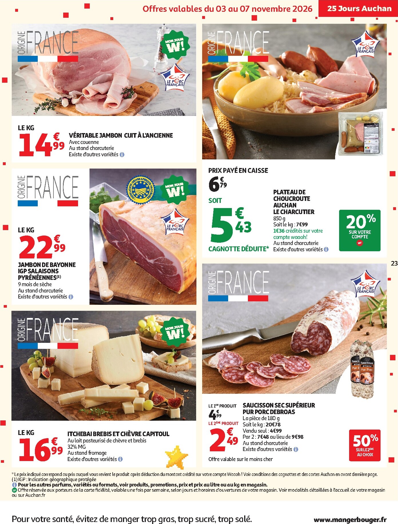 auchan - Auchan folder voor volgende week van dinsdag 03/11/2026 tot zondag 08/11/2026 - page: 23