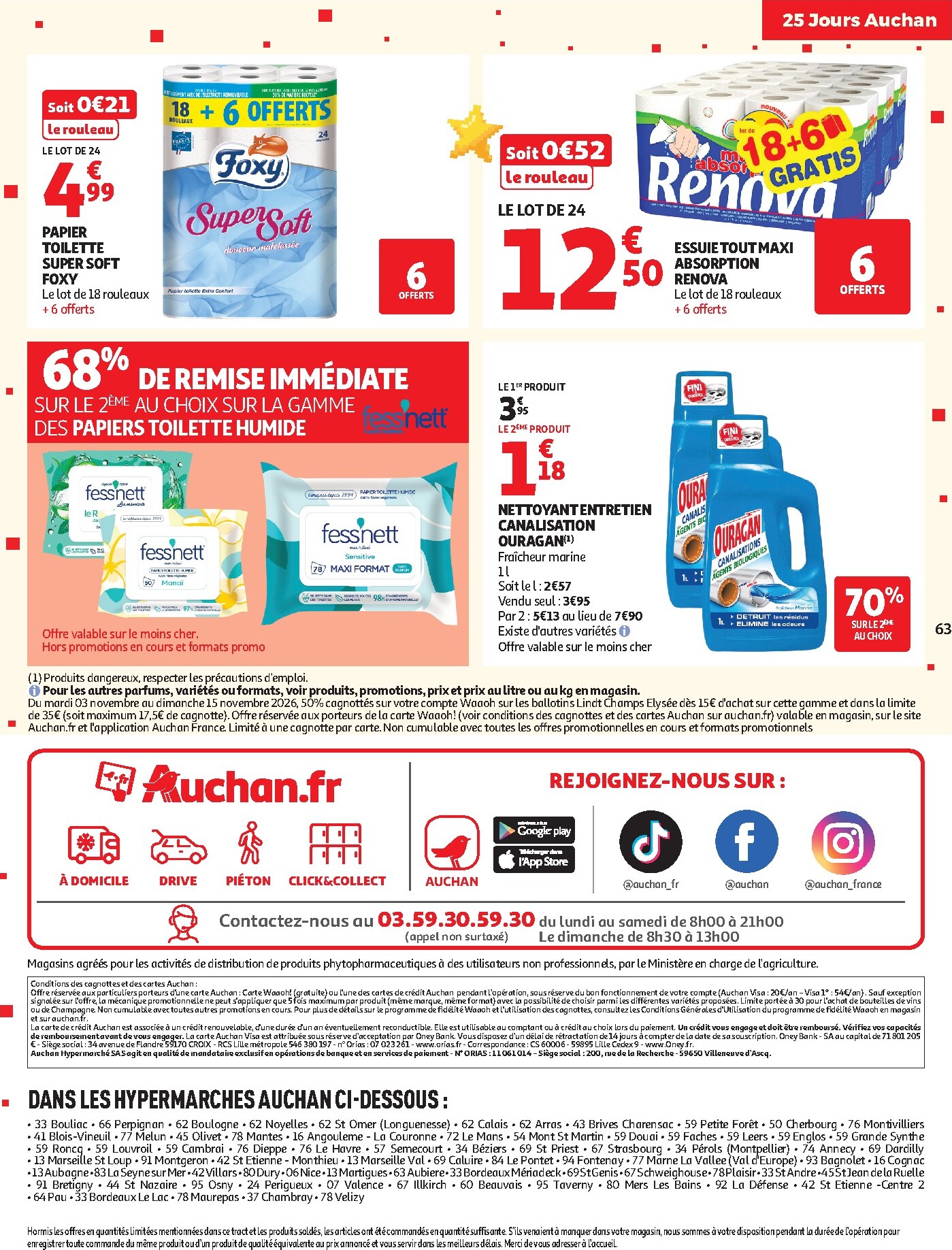 auchan - Auchan folder voor volgende week van dinsdag 03/11/2026 tot zondag 08/11/2026 - page: 63