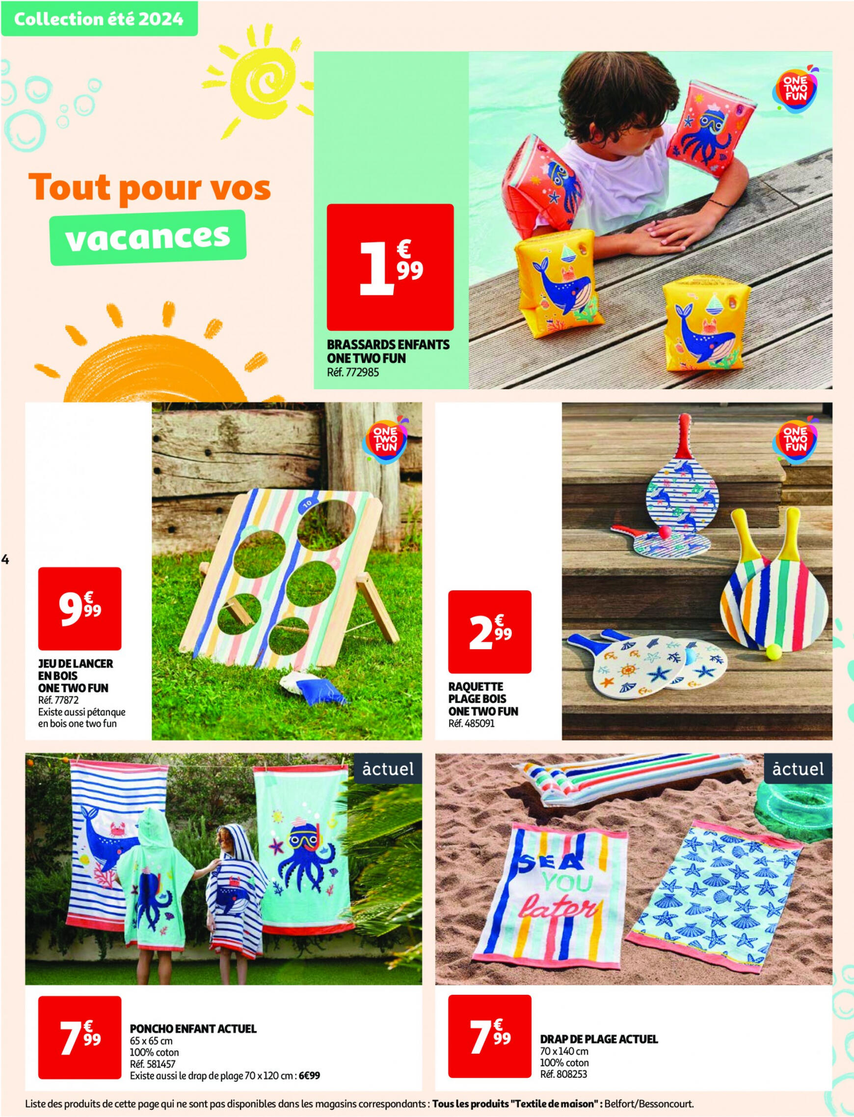 auchan - Auchan - Nos exclusivités Summer pour s'amuser tout l'été folder huidig 14.05. - 15.06. - page: 4