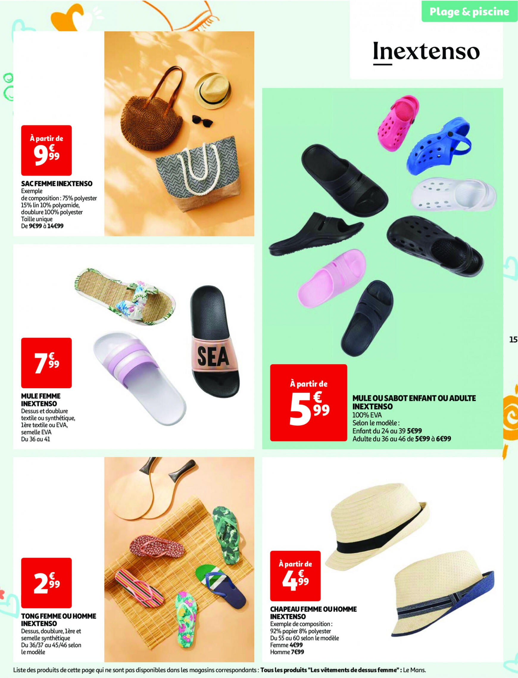auchan - Auchan - Nos exclusivités Summer pour s'amuser tout l'été folder huidig 14.05. - 15.06. - page: 15