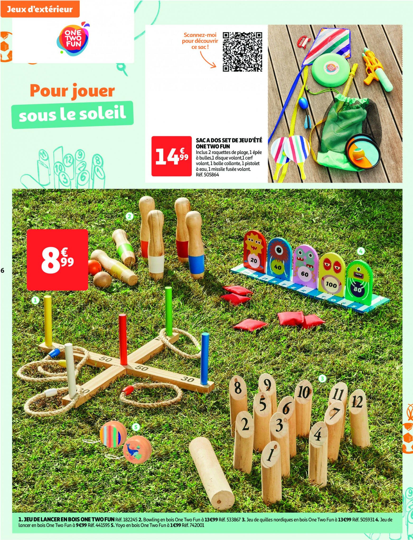 auchan - Auchan - Nos exclusivités Summer pour s'amuser tout l'été folder huidig 14.05. - 15.06. - page: 6