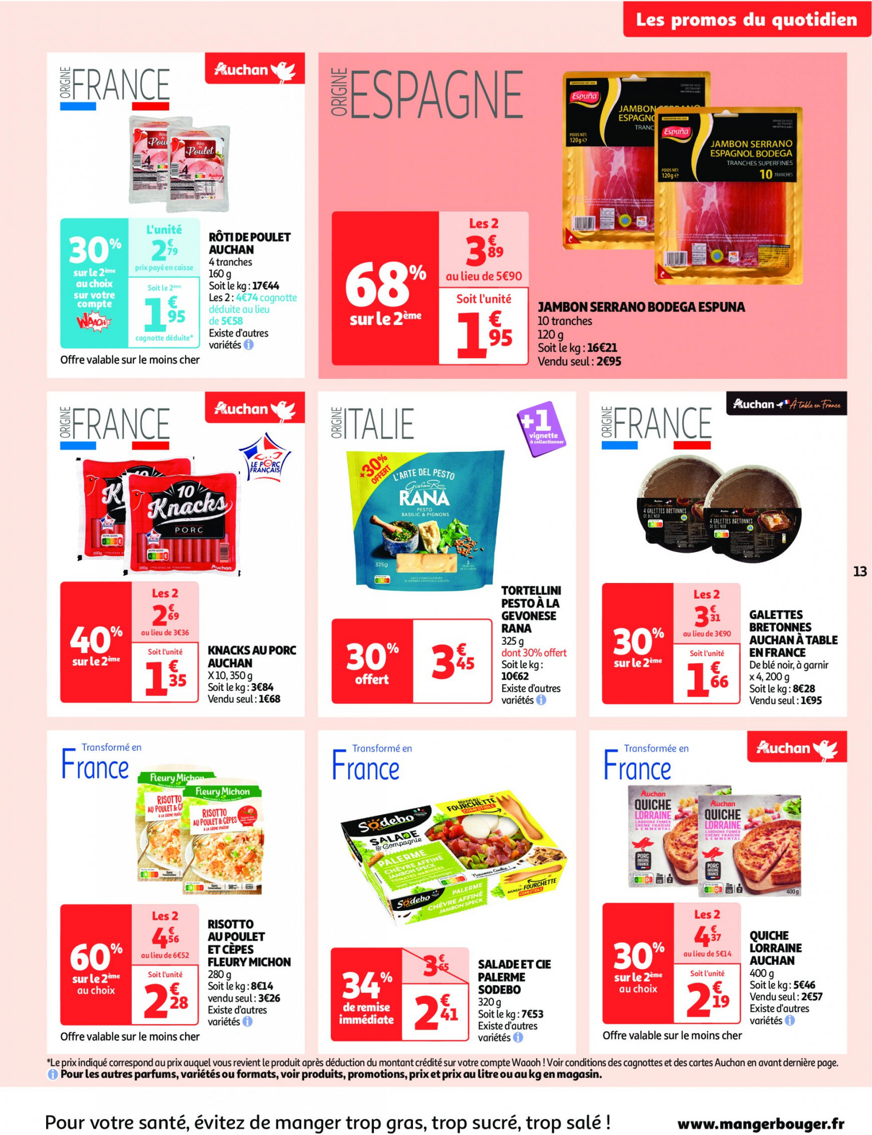 auchan - Auchan - On met le turbot sur les produits de la mer folder huidig 14.05. - 19.05. - page: 13