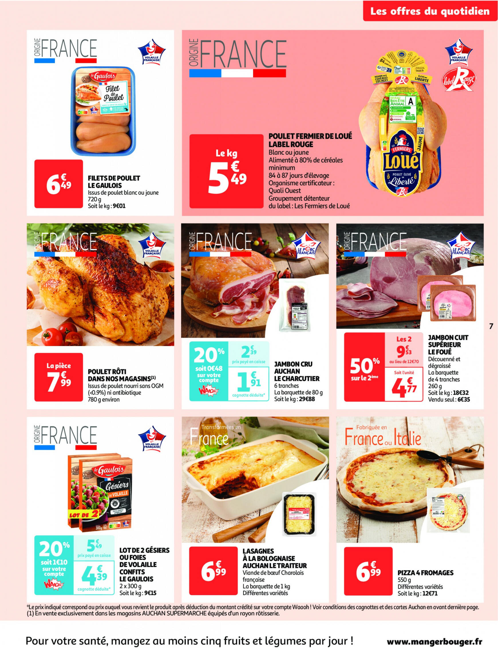 auchan - Auchan - On met le turbot sur les produits de la mer folder huidig 14.05. - 19.05. - page: 7