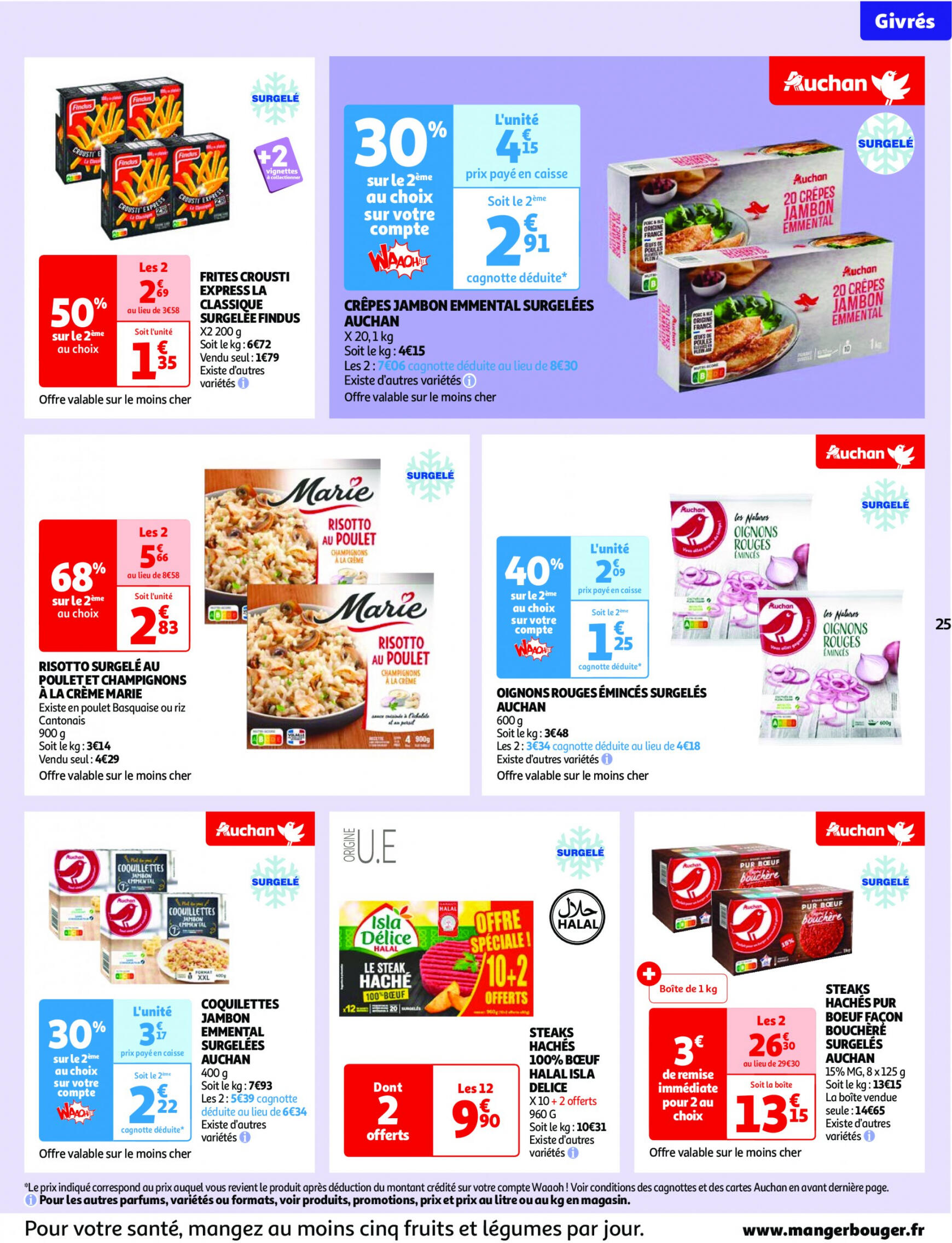 auchan - Auchan - Nos surgelés ont tout bon folder huidig 14.05. - 21.05. - page: 25