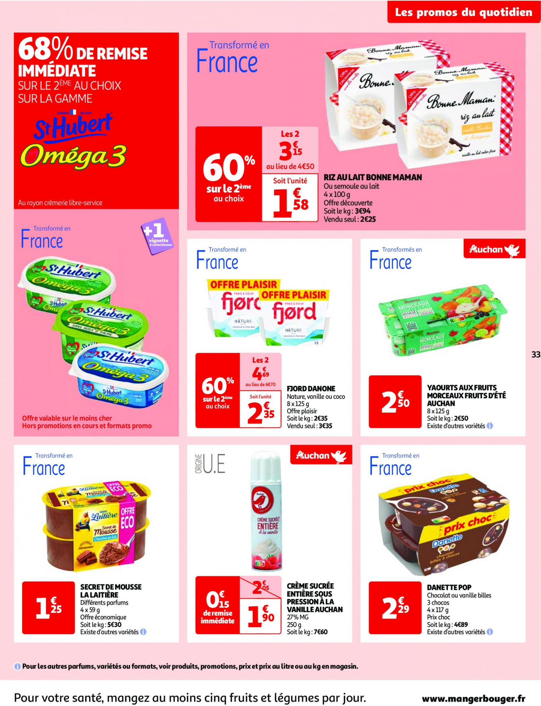 auchan - Auchan - Nos surgelés ont tout bon folder huidig 14.05. - 21.05. - page: 33