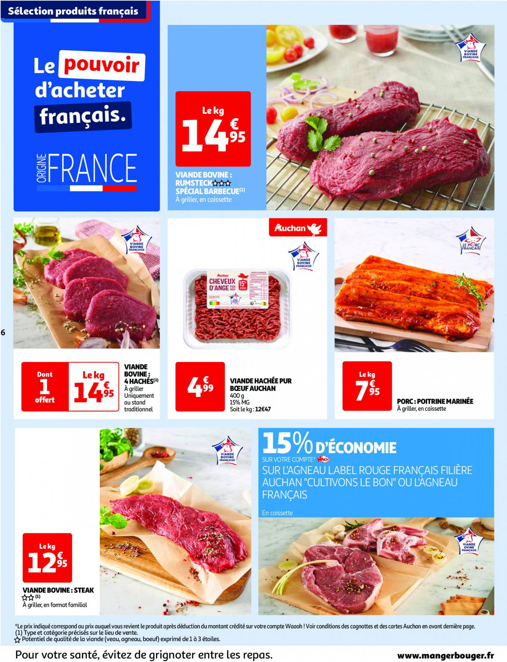 auchan - Auchan - Nos surgelés ont tout bon folder huidig 14.05. - 21.05. - page: 6