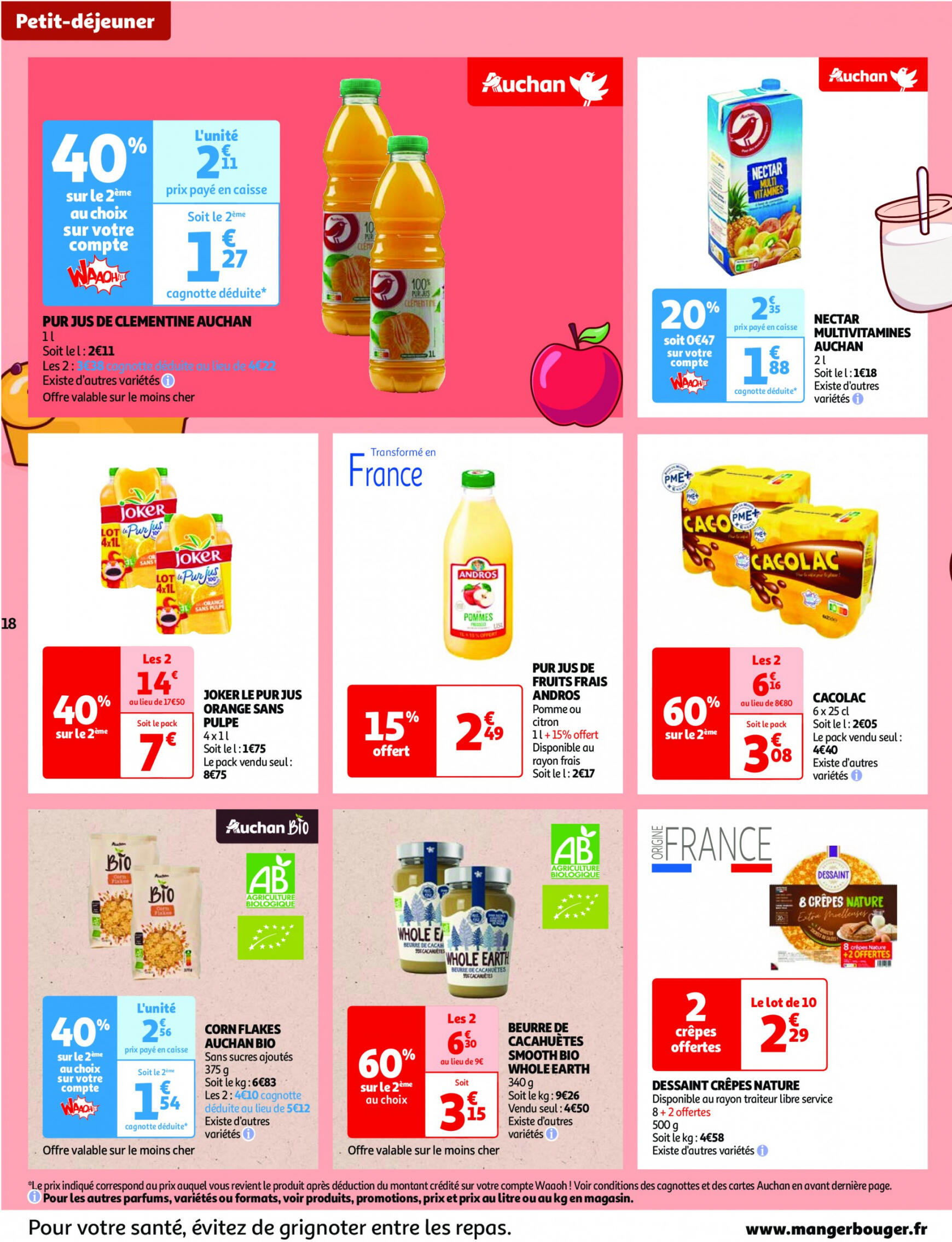 auchan - Auchan - Nos surgelés ont tout bon folder huidig 14.05. - 21.05. - page: 18
