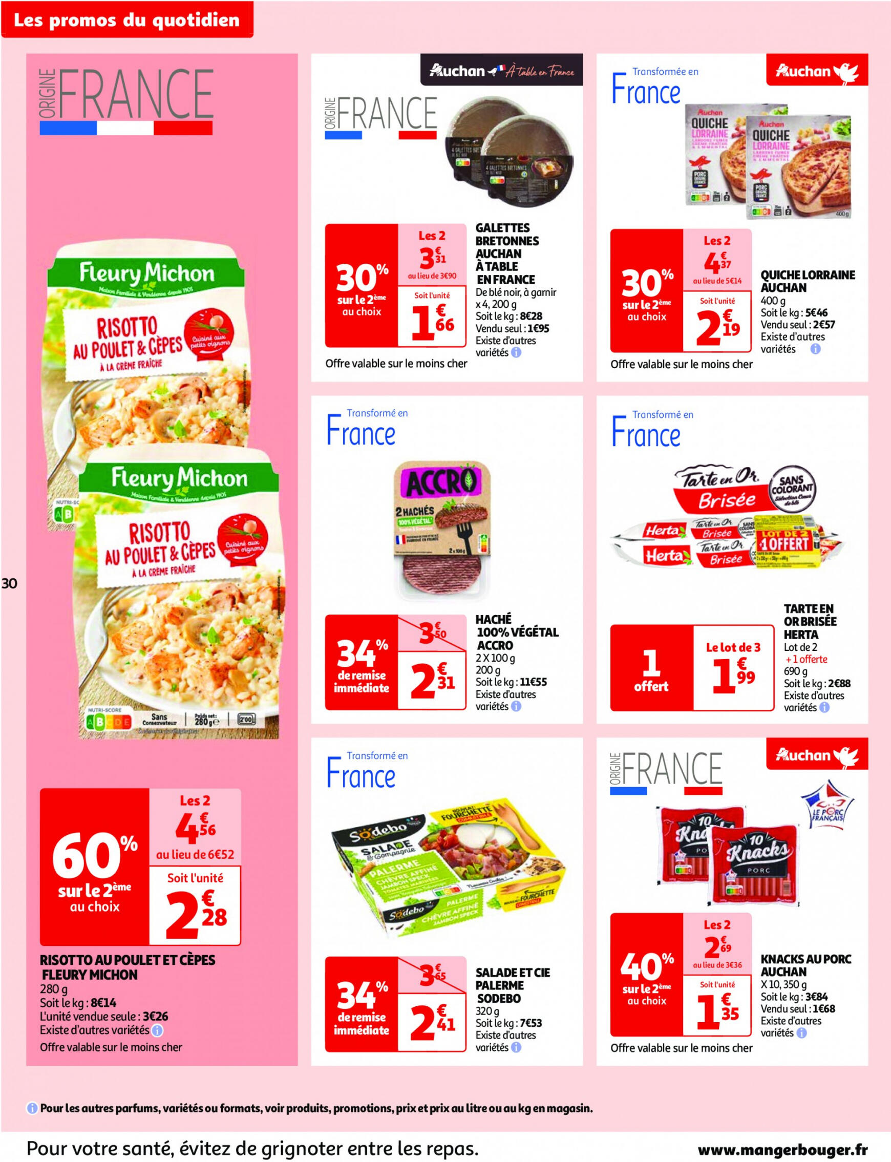 auchan - Auchan - Nos surgelés ont tout bon folder huidig 14.05. - 21.05. - page: 30