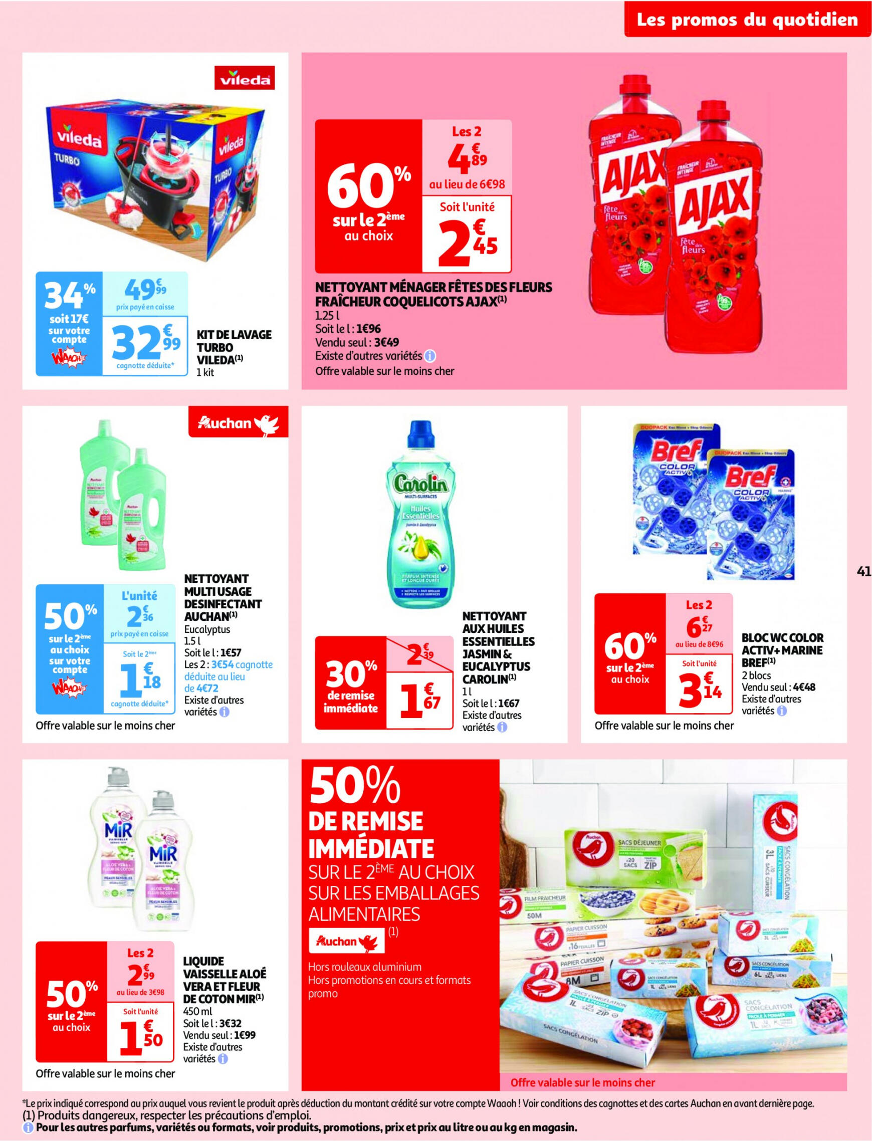 auchan - Auchan - Nos surgelés ont tout bon folder huidig 14.05. - 21.05. - page: 41