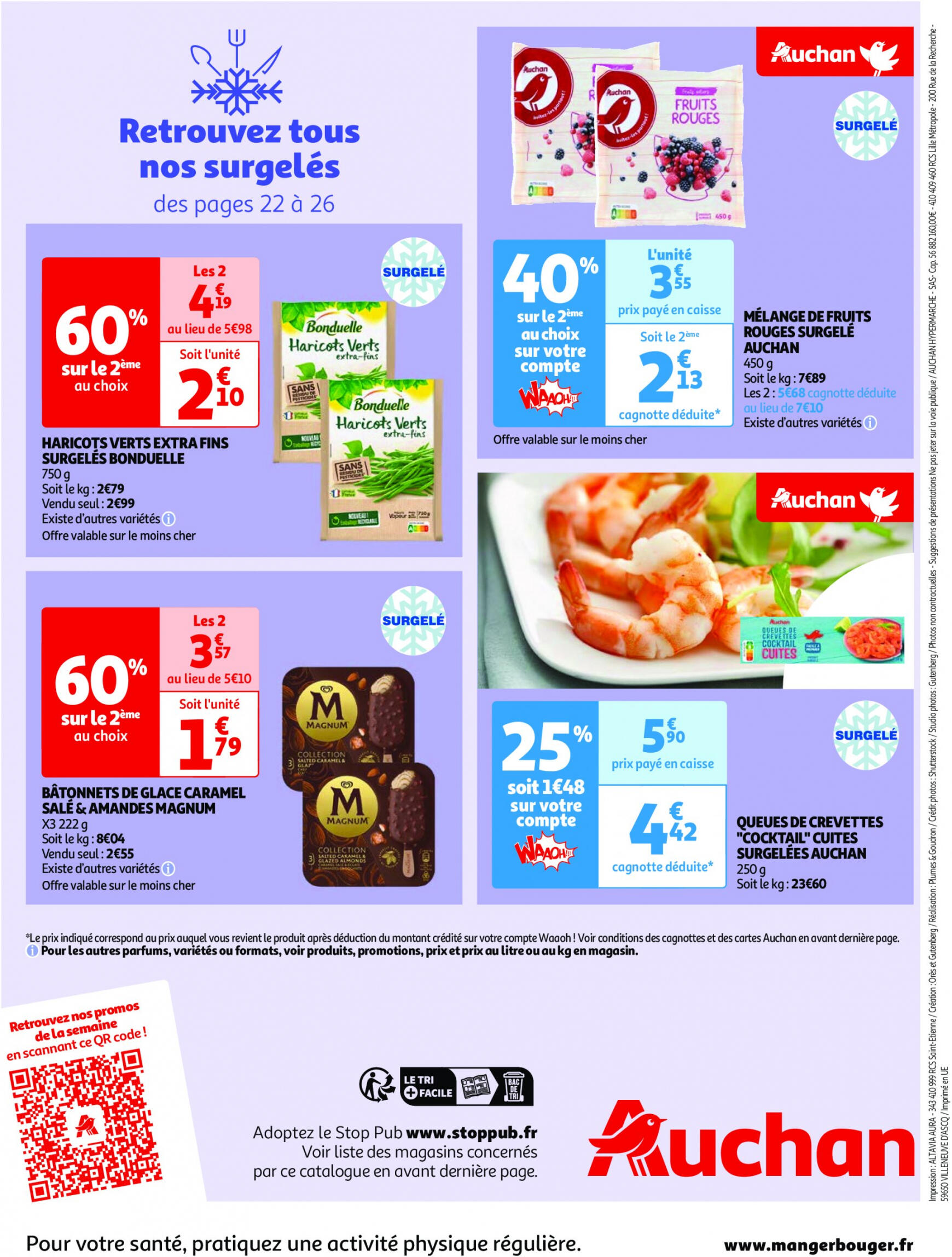 auchan - Auchan - Nos surgelés ont tout bon folder huidig 14.05. - 21.05. - page: 52