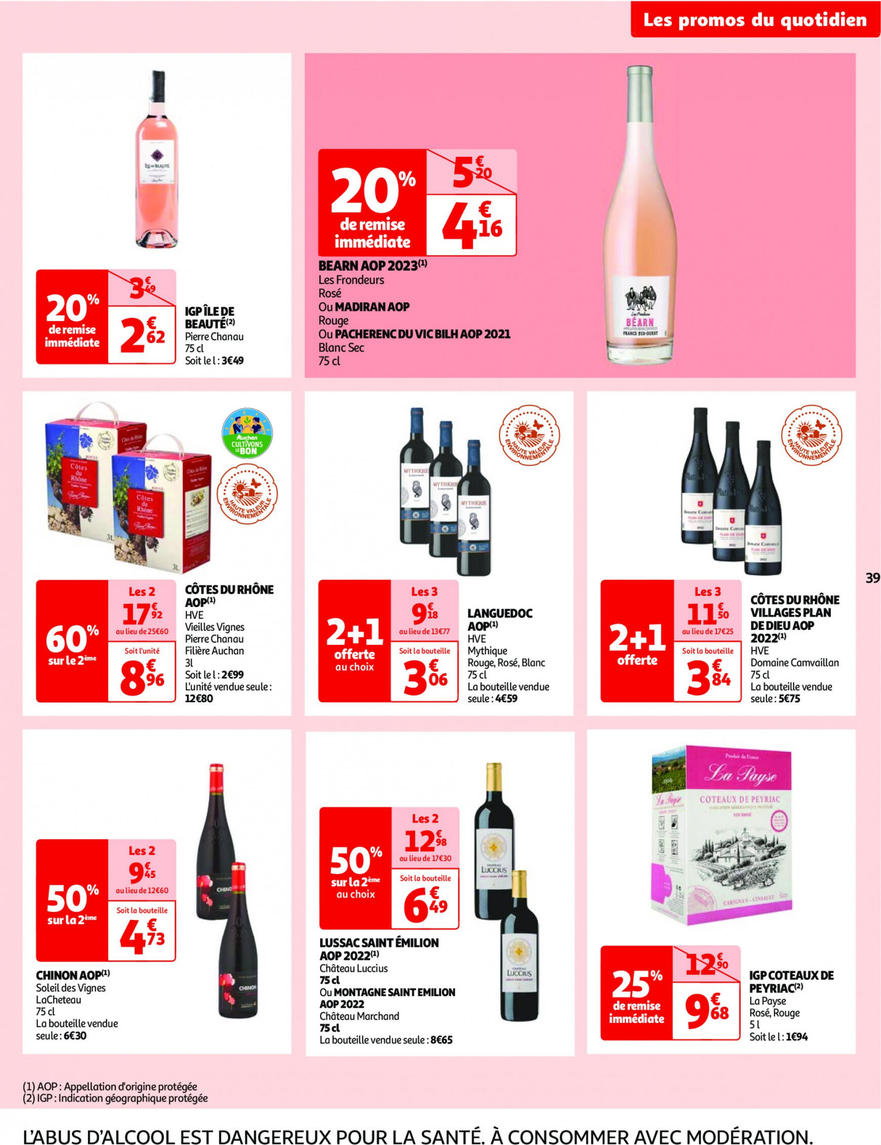 auchan - Auchan - Nos surgelés ont tout bon folder huidig 14.05. - 21.05. - page: 39