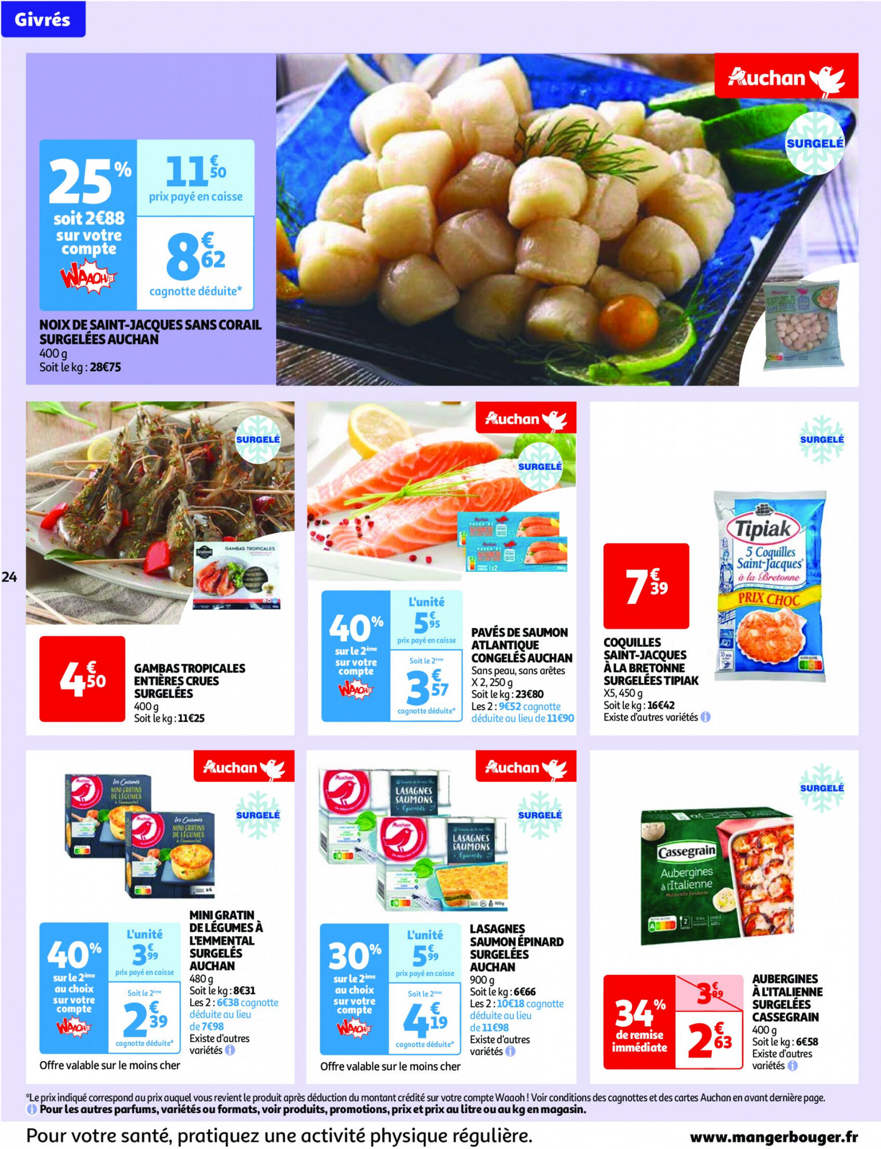 auchan - Auchan - Nos surgelés ont tout bon folder huidig 14.05. - 21.05. - page: 24