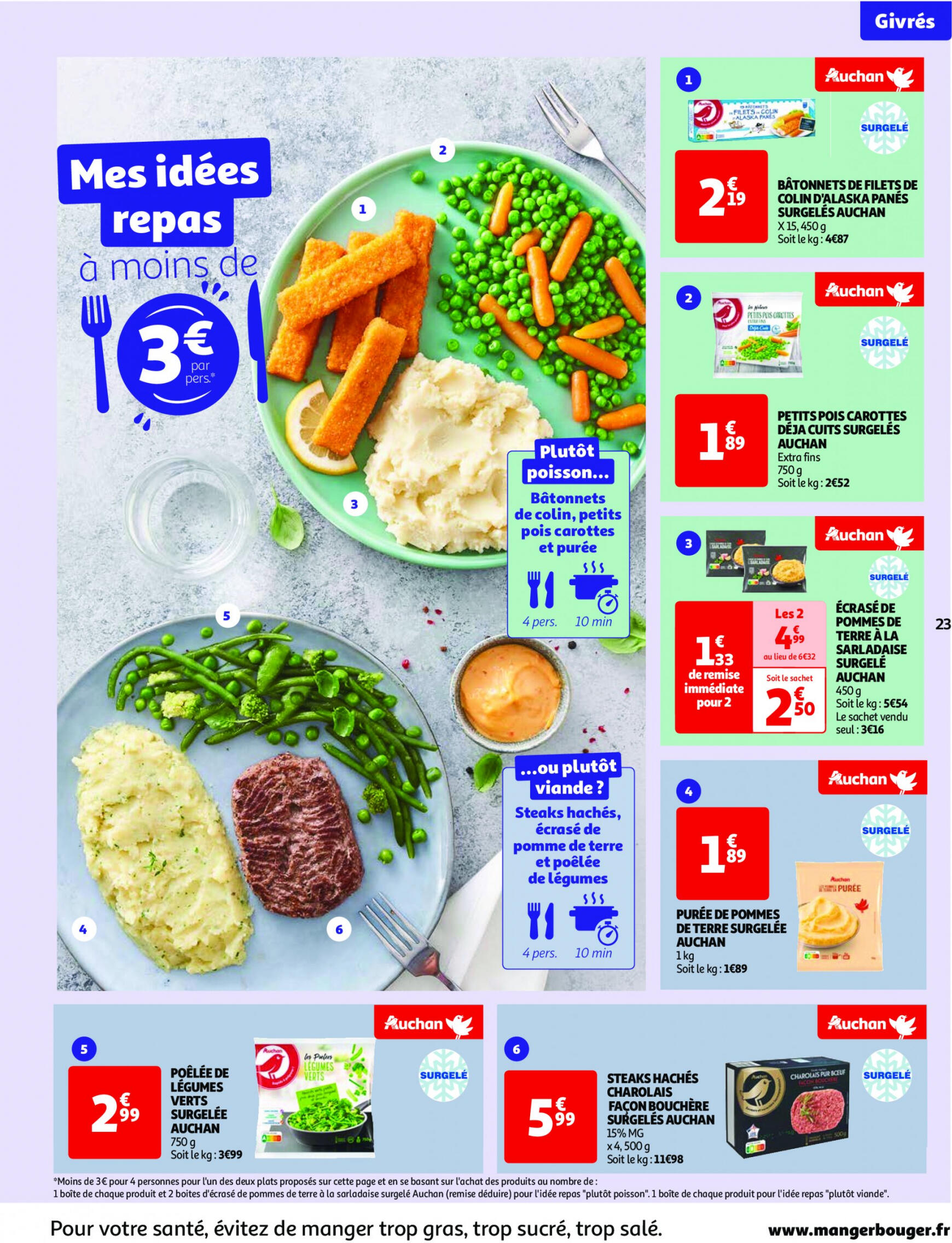 auchan - Auchan - Nos surgelés ont tout bon folder huidig 14.05. - 21.05. - page: 23