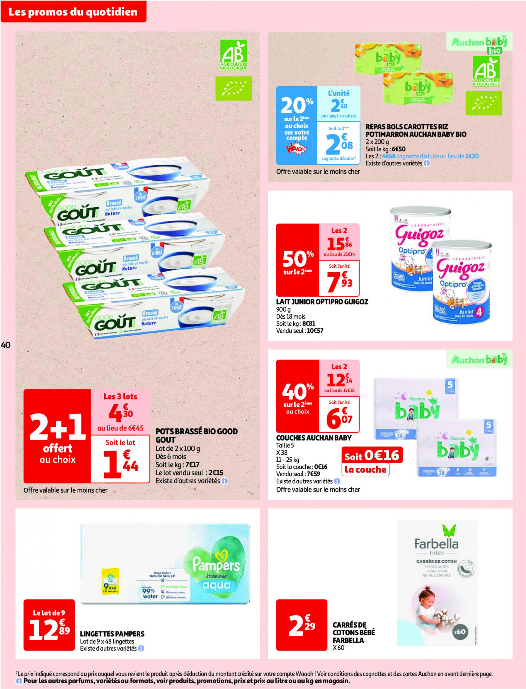 auchan - Auchan - Nos surgelés ont tout bon folder huidig 14.05. - 21.05. - page: 40