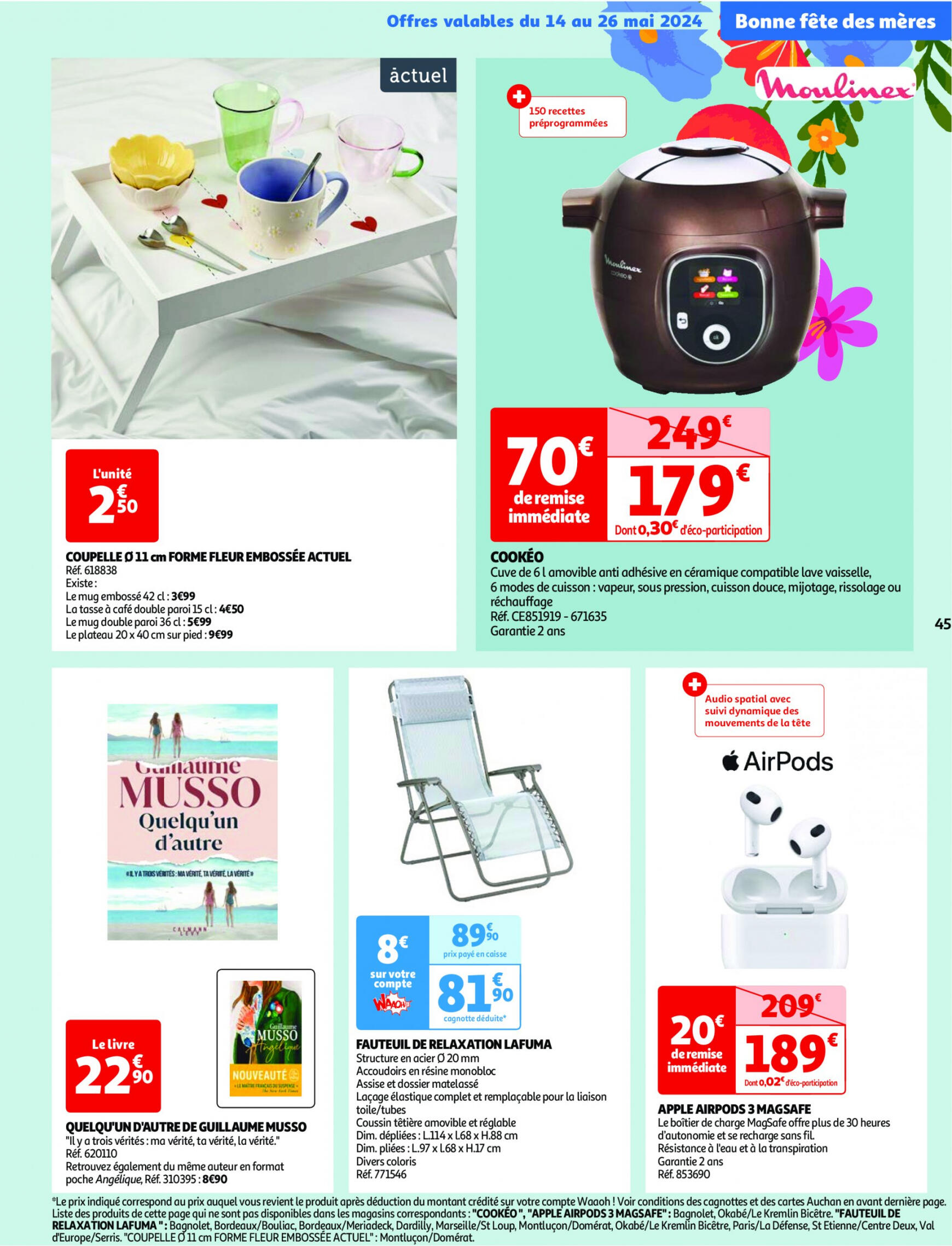 auchan - Auchan - Nos surgelés ont tout bon folder huidig 14.05. - 21.05. - page: 45
