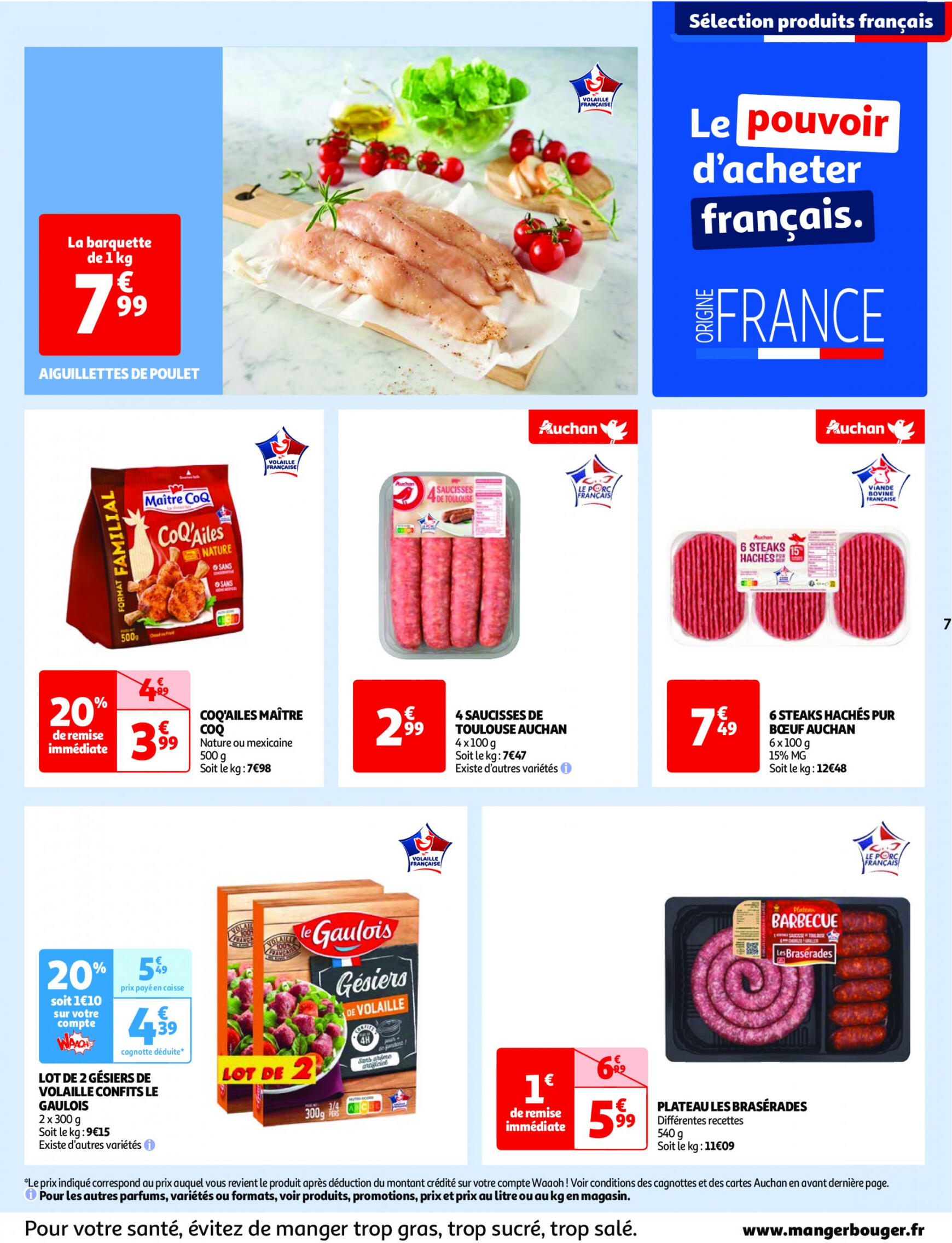 auchan - Auchan - Nos surgelés ont tout bon folder huidig 14.05. - 21.05. - page: 7