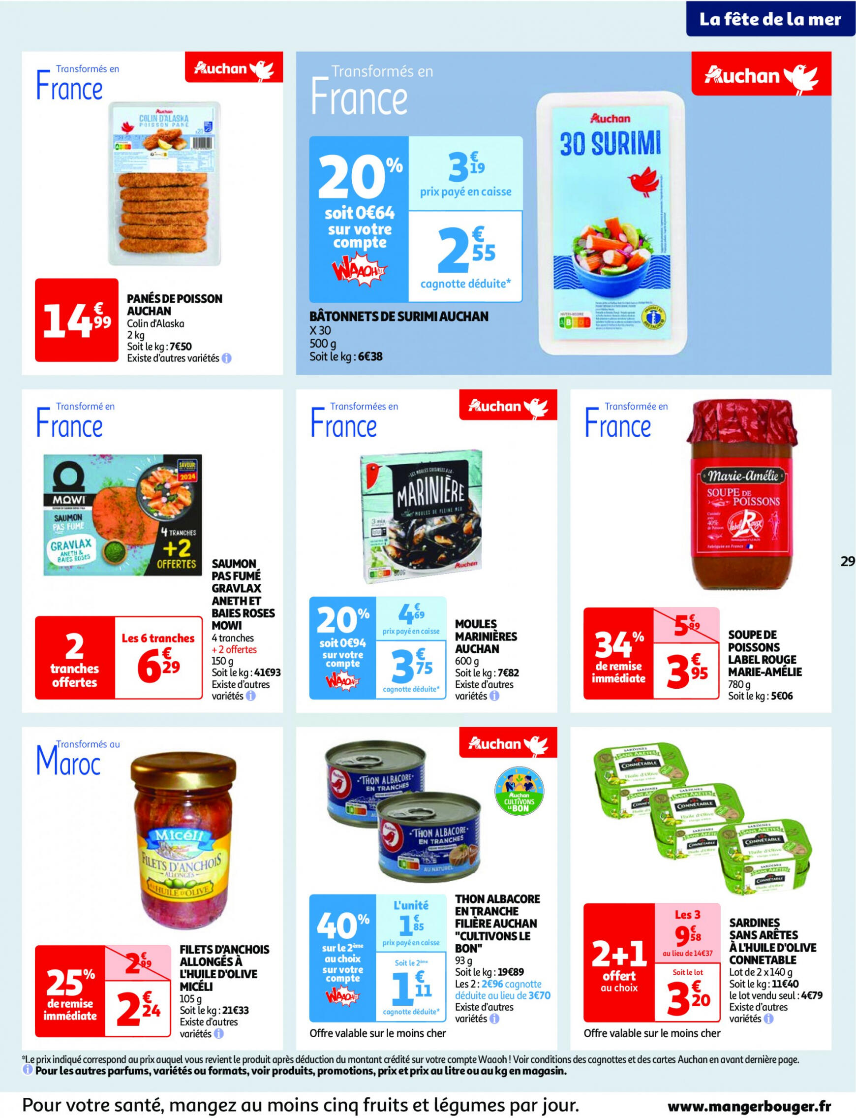 auchan - Auchan - Nos surgelés ont tout bon folder huidig 14.05. - 21.05. - page: 29