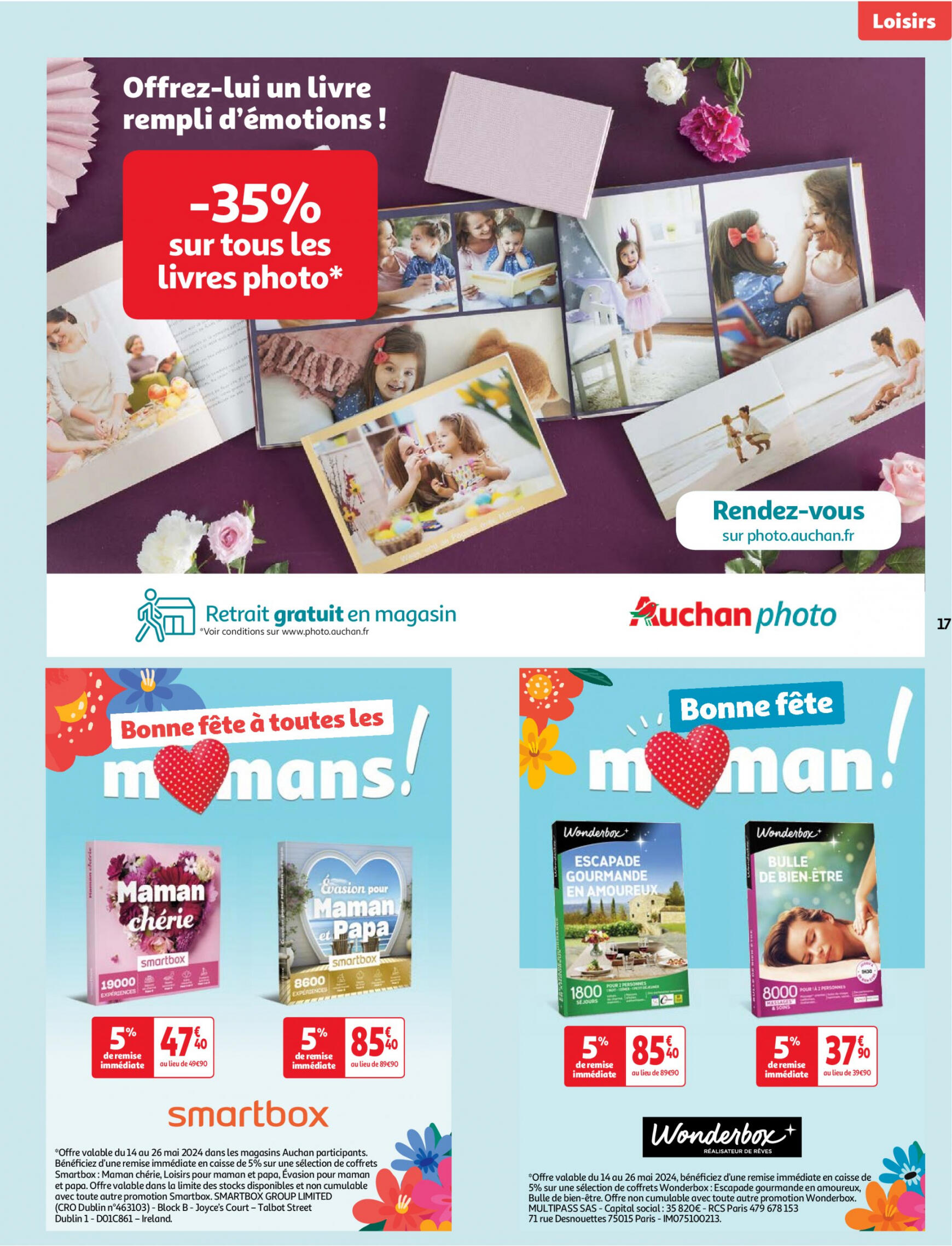 auchan - Auchan - Merci maman folder huidig 14.05. - 26.05. - page: 17