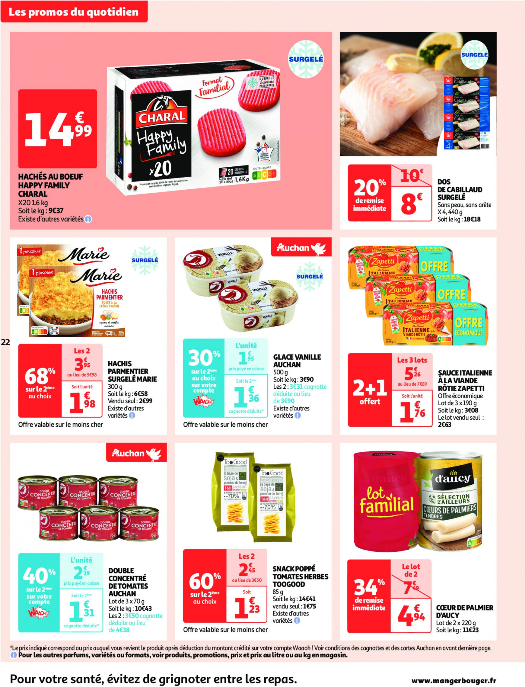 auchan - Auchan supermarché - Faites le plein de bonnes affaires folder huidig 22.05. - 26.05. - page: 22
