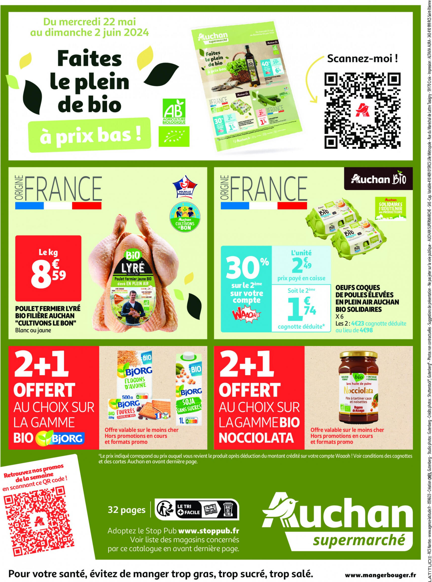 auchan - Auchan supermarché - Faites le plein de bonnes affaires folder huidig 22.05. - 26.05. - page: 32