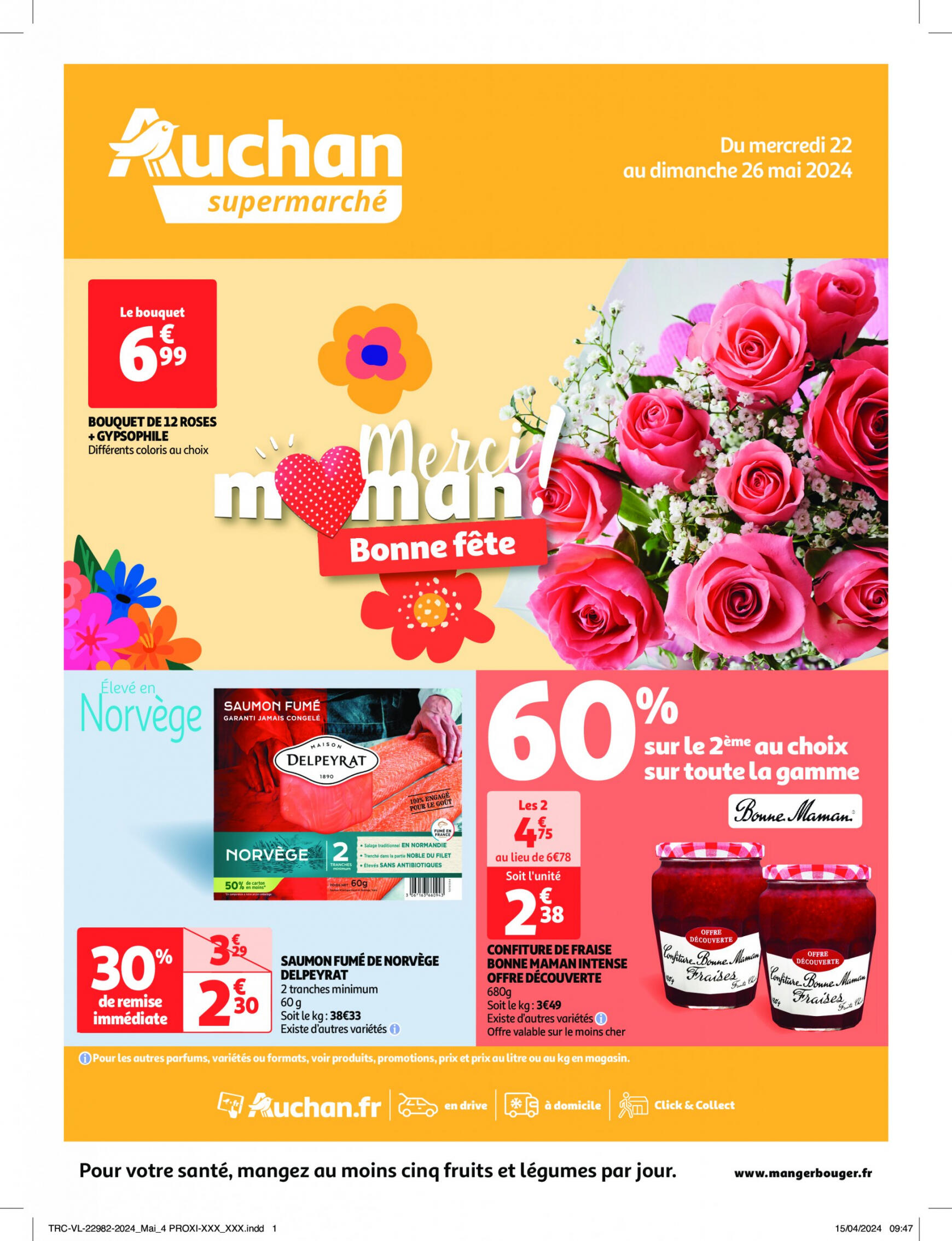auchan - Auchan supermarché - Faites le plein de bonnes affaires folder huidig 22.05. - 26.05. - page: 1