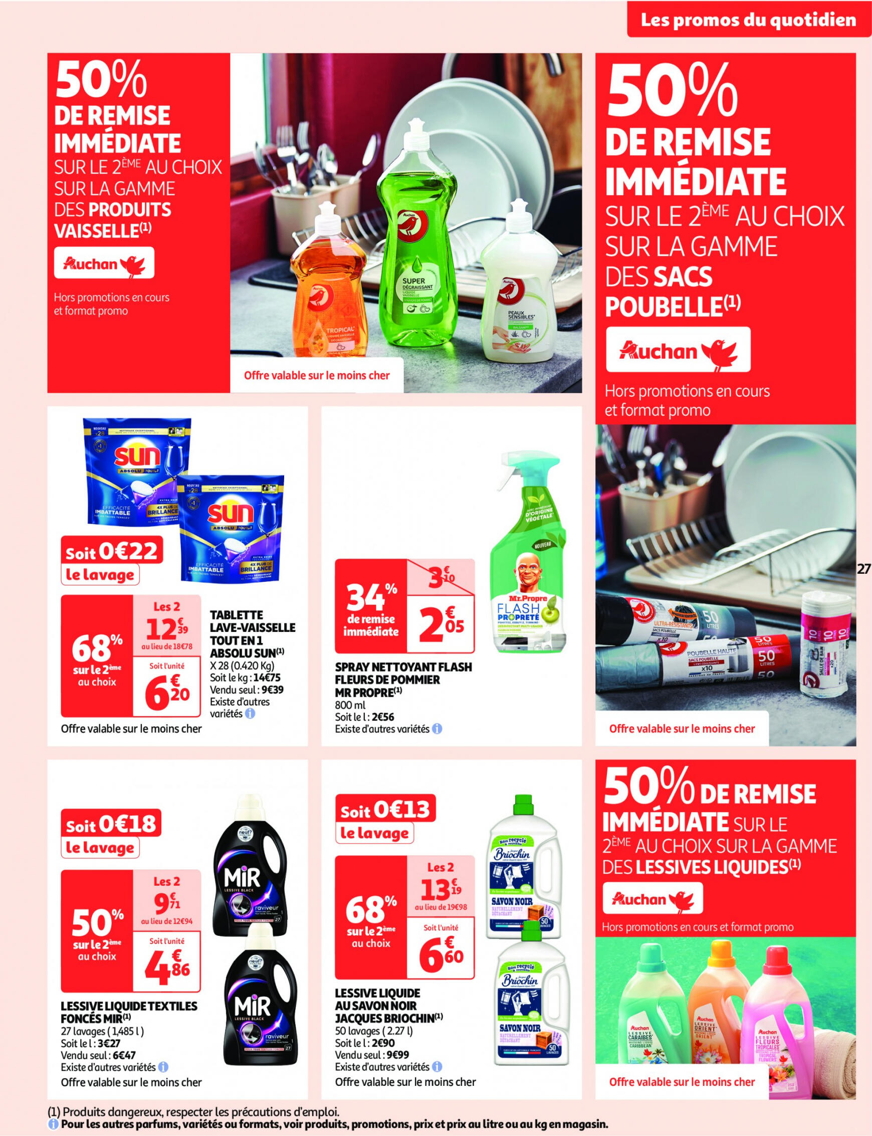 auchan - Auchan supermarché - Faites le plein de bonnes affaires folder huidig 22.05. - 26.05. - page: 27