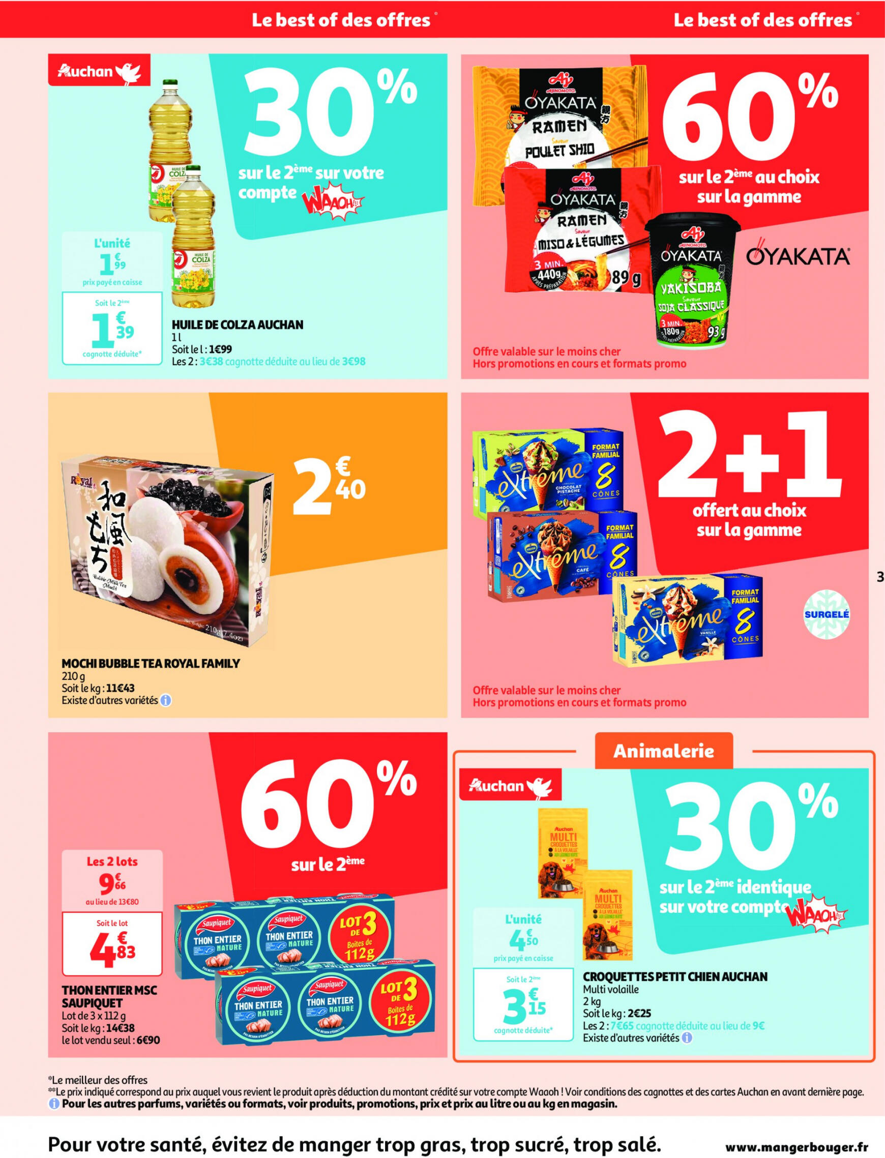 auchan - Auchan supermarché - Faites le plein de bonnes affaires folder huidig 22.05. - 26.05. - page: 3