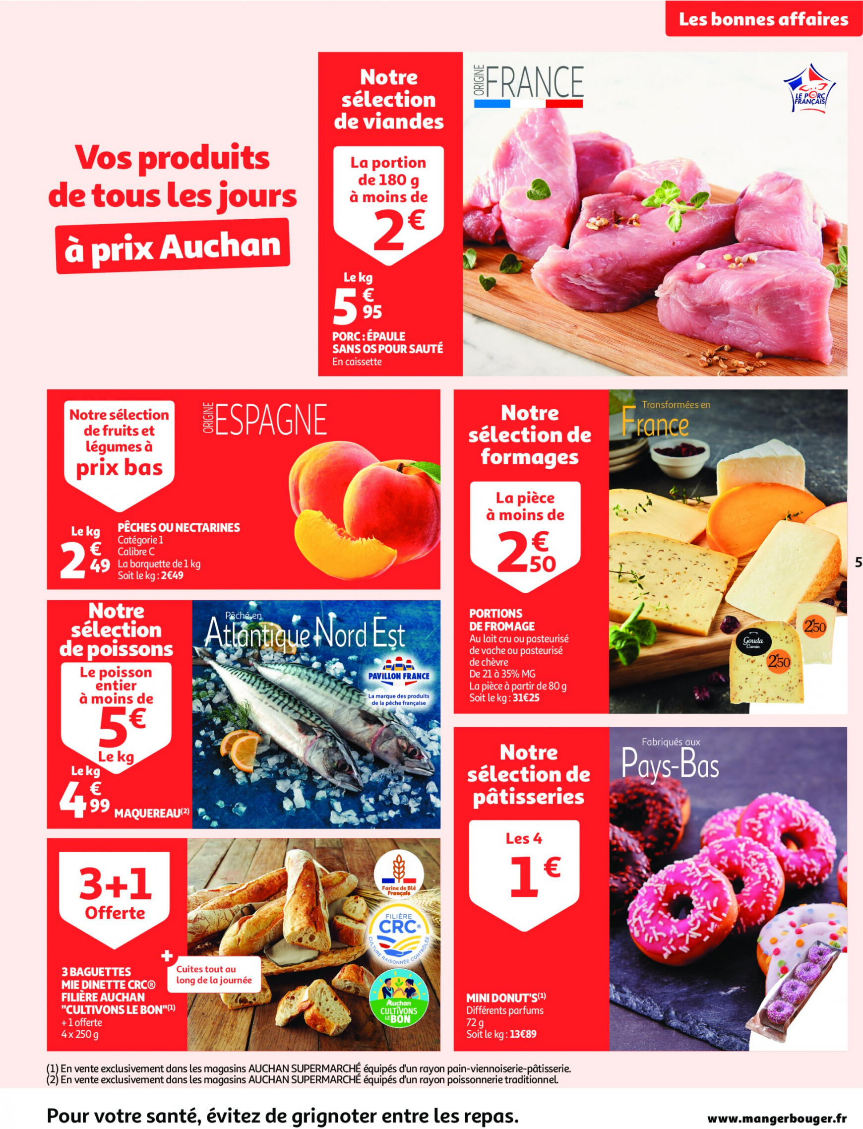 auchan - Auchan supermarché - Faites le plein de bonnes affaires folder huidig 22.05. - 26.05. - page: 5