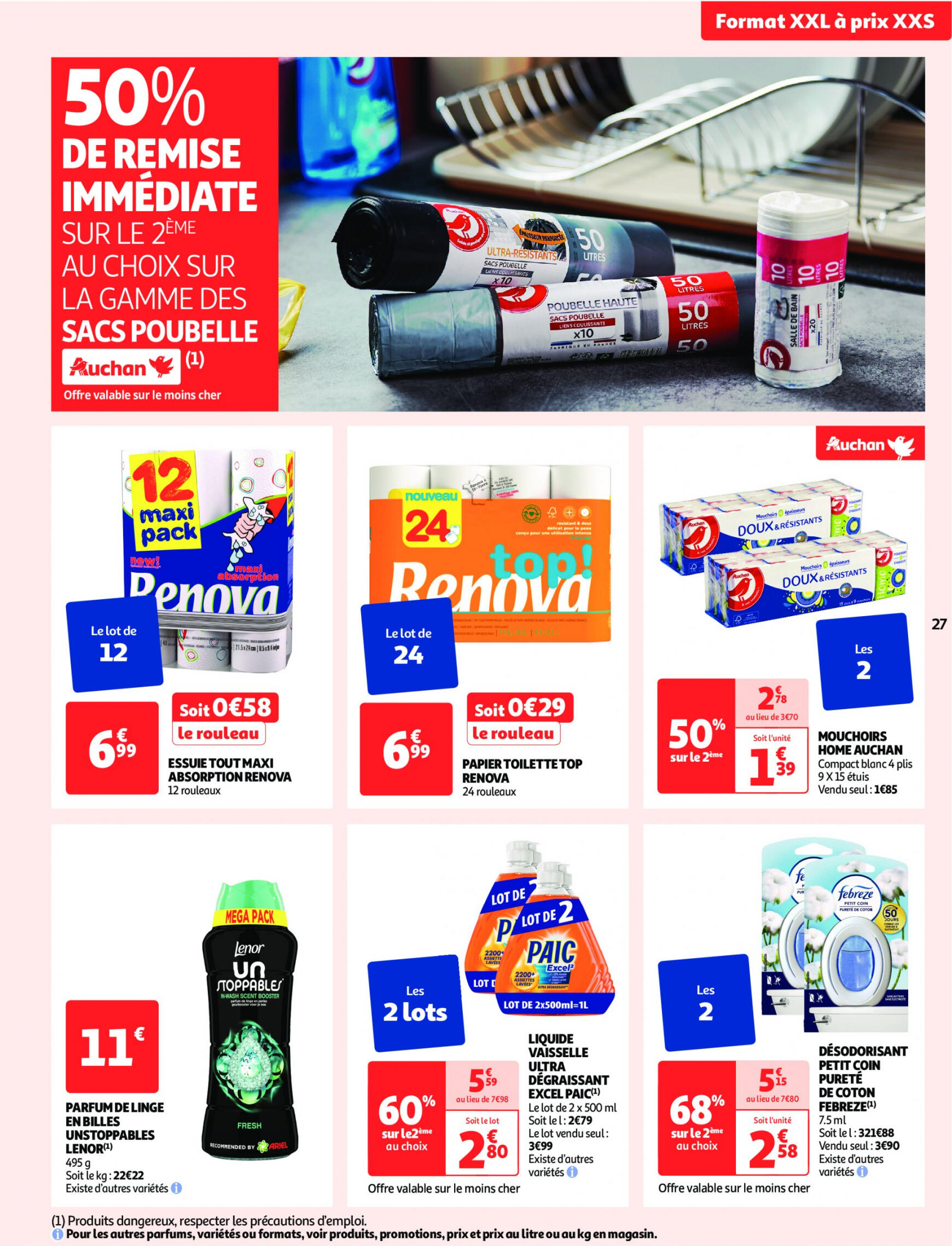 auchan - Auchan supermarché - L'été s'invite dans votre assiette ! folder huidig 23.07. - 04.08. - page: 27