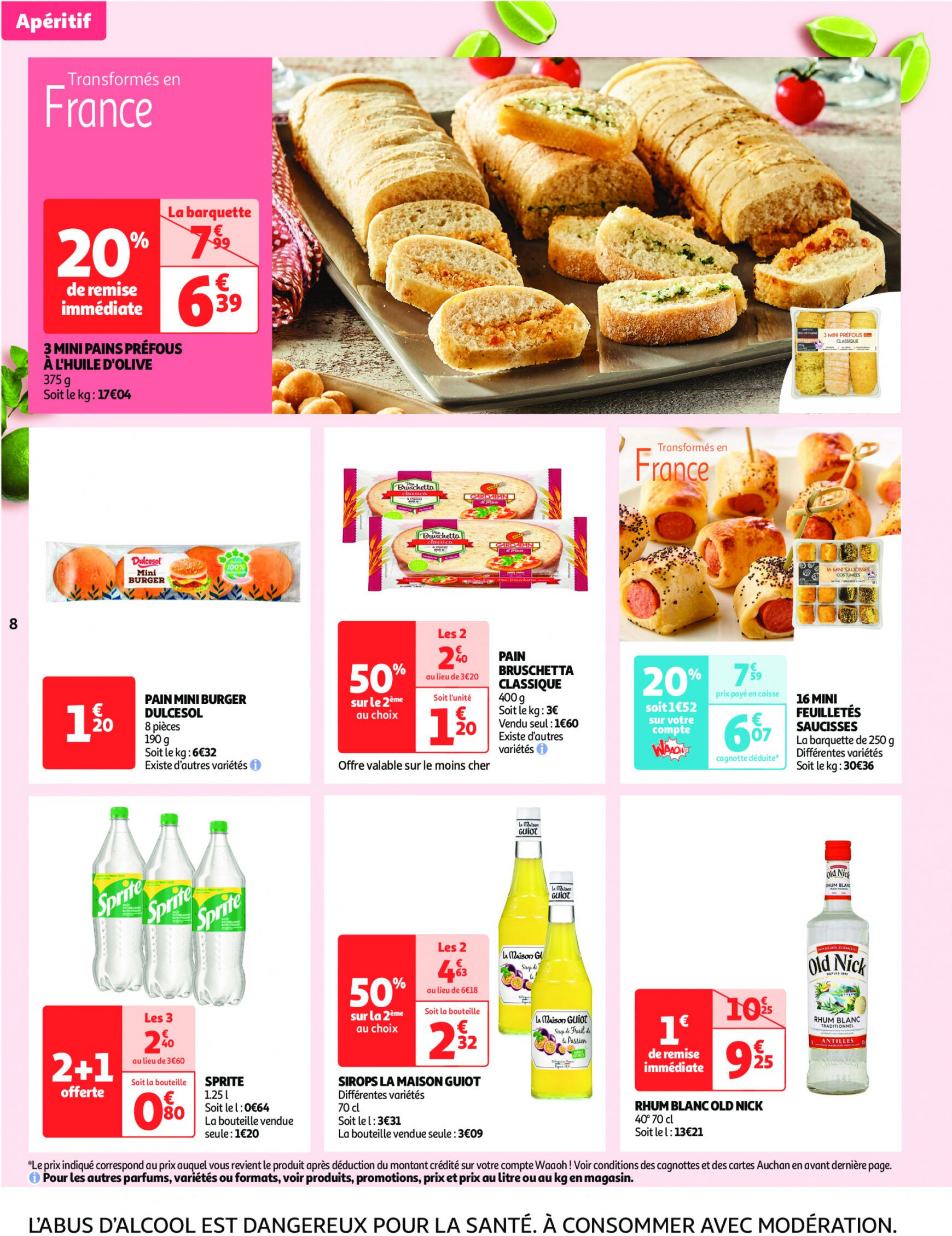 auchan - Auchan supermarché - L'été s'invite dans votre assiette ! folder huidig 23.07. - 04.08. - page: 8