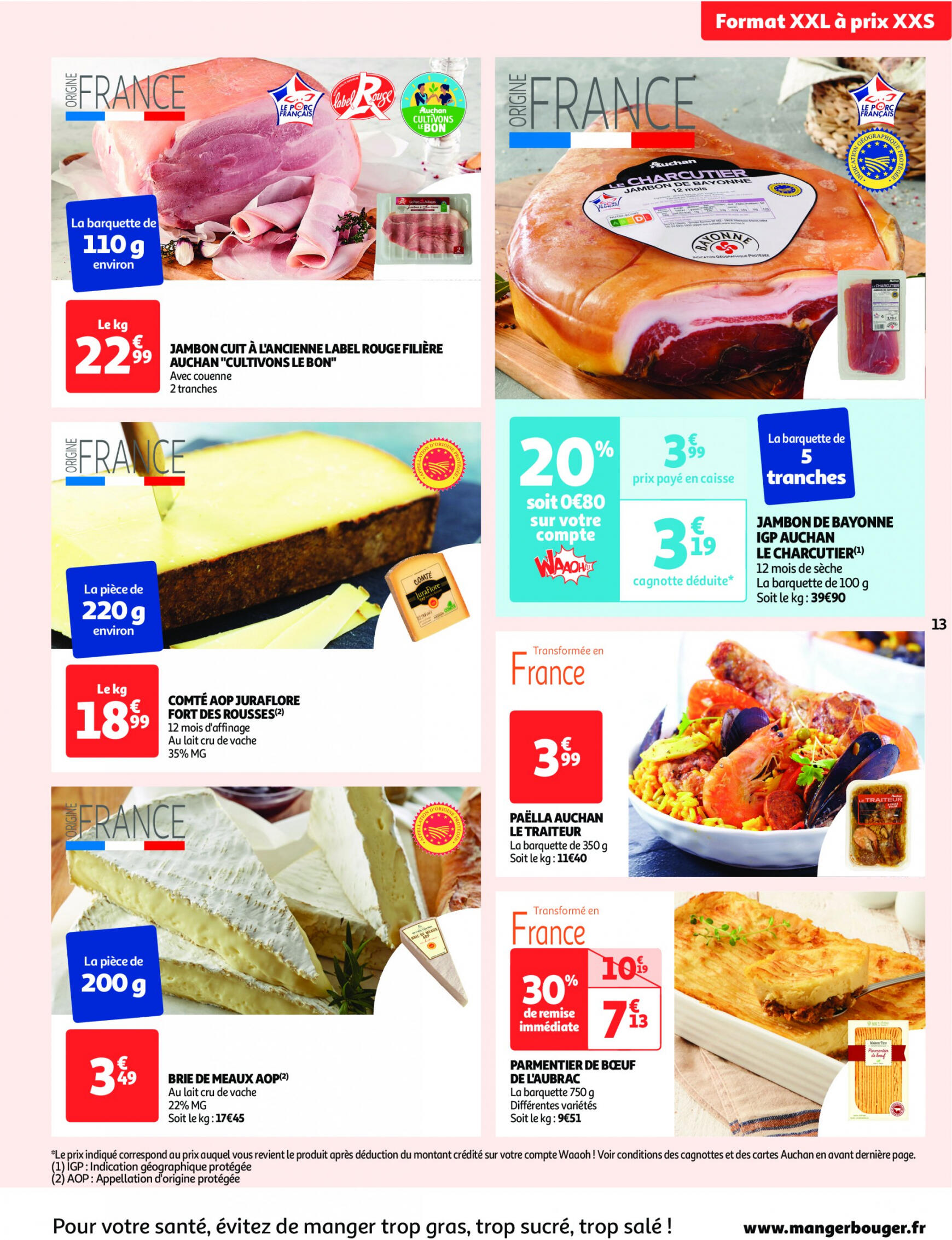 auchan - Auchan supermarché - L'été s'invite dans votre assiette ! folder huidig 23.07. - 04.08. - page: 13