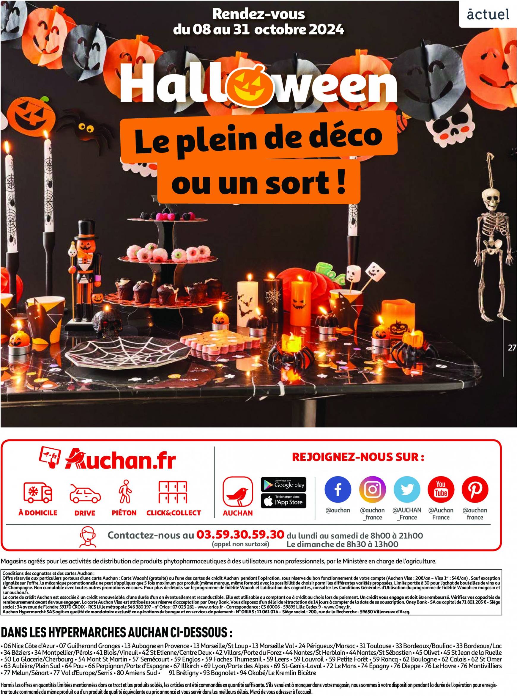 auchan - Auchan - Collection Déco : Si bien chez soi folder huidig 10.09. - 28.10. - page: 27