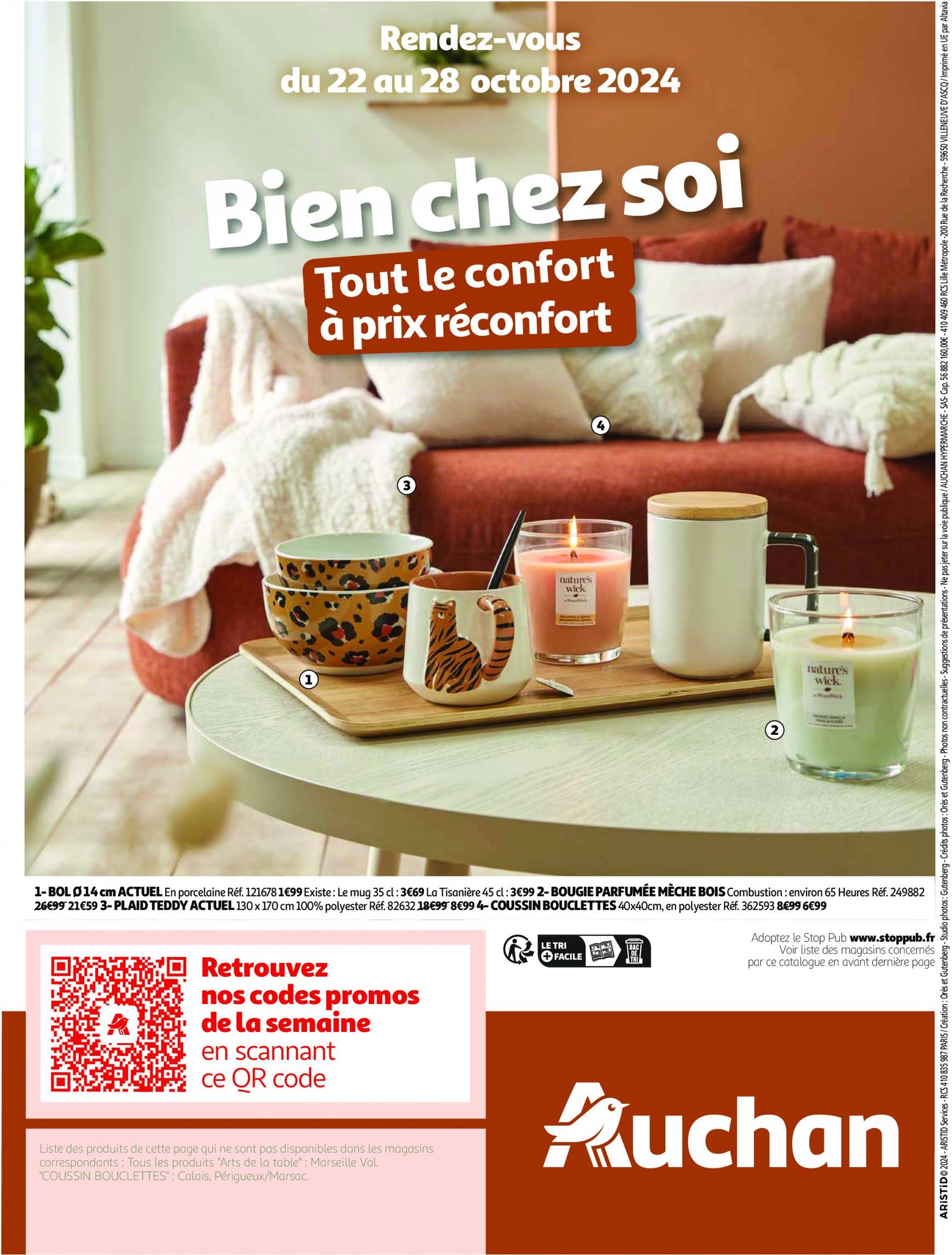 auchan - Auchan - Collection Déco : Si bien chez soi folder huidig 10.09. - 28.10. - page: 28