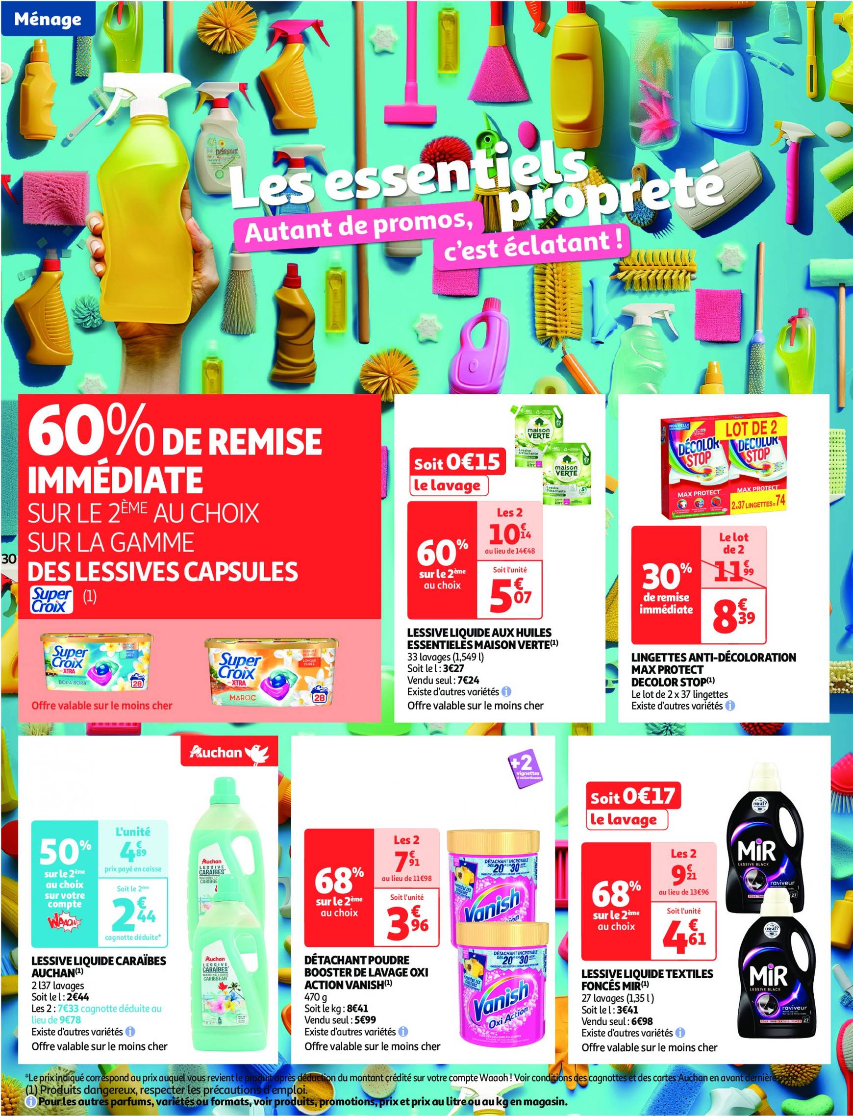 auchan - Auchan supermarché - Les 50 offres essentielles, ça continue ! folder huidig 10.09. - 15.09. - page: 30