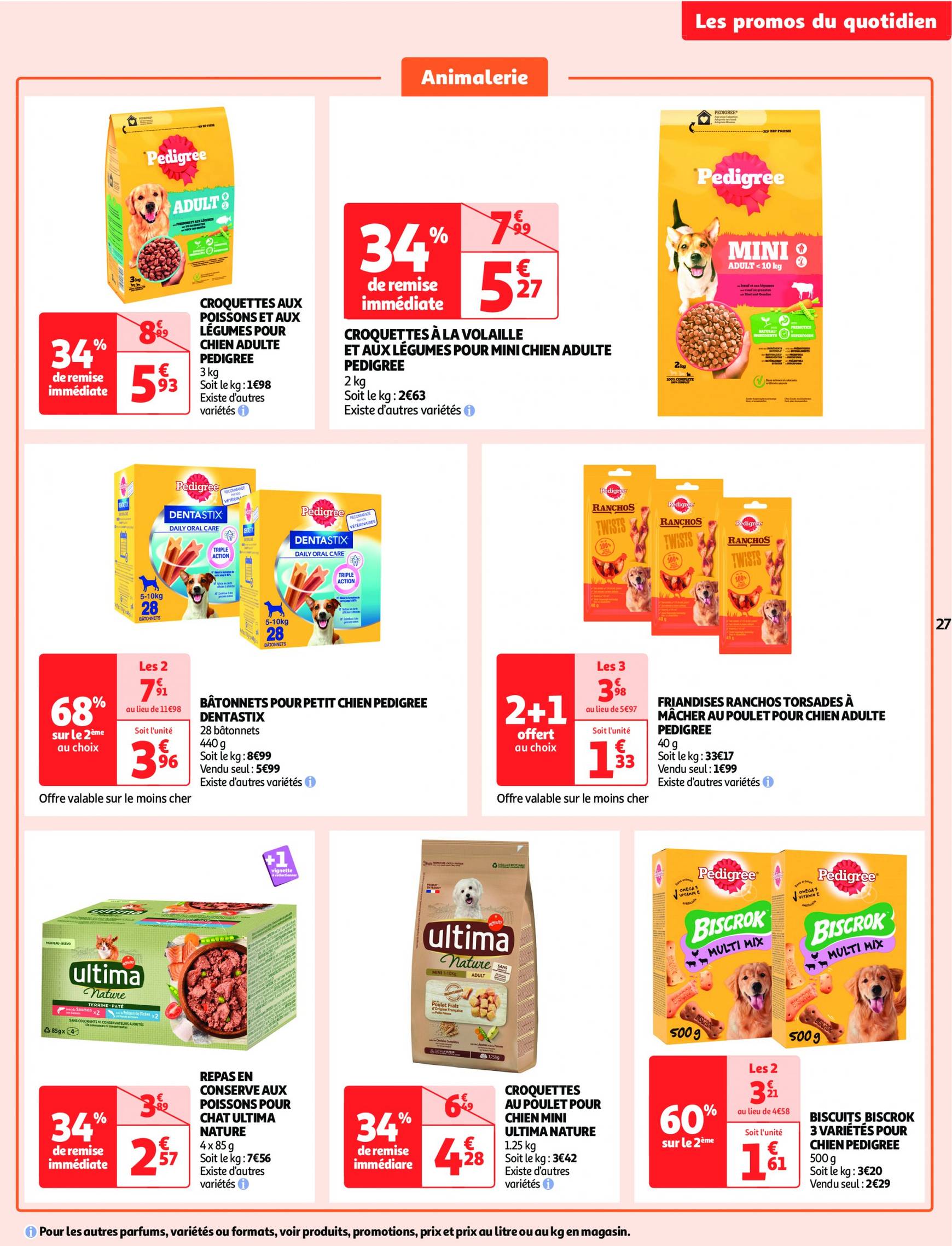 auchan - Auchan supermarché - Les 50 offres essentielles, ça continue ! folder huidig 10.09. - 15.09. - page: 27