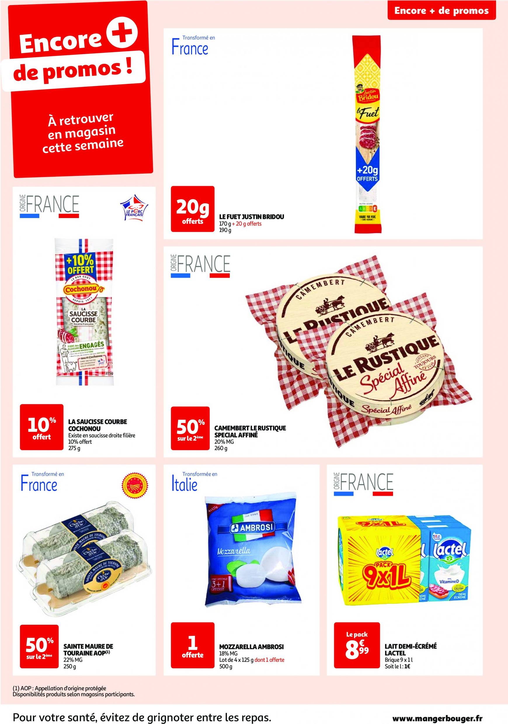 auchan - Auchan - Les 100 offres essentielles, ça continue ! folder huidig 10.09. - 16.09. - page: 67