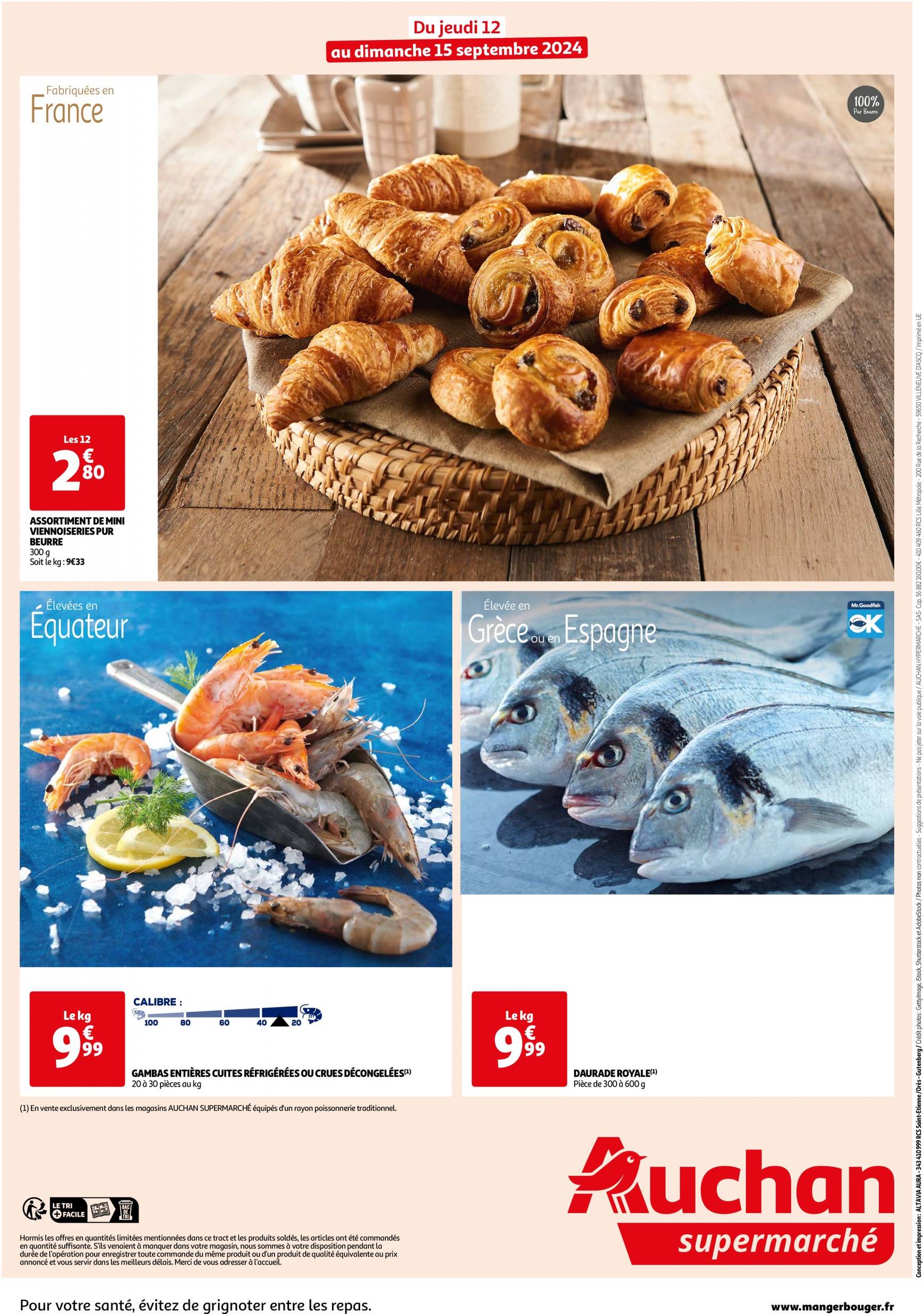 auchan - Auchan supermarché - Les bons plans du week-end dans votre super ! folder huidig 12.09. - 15.09. - page: 2