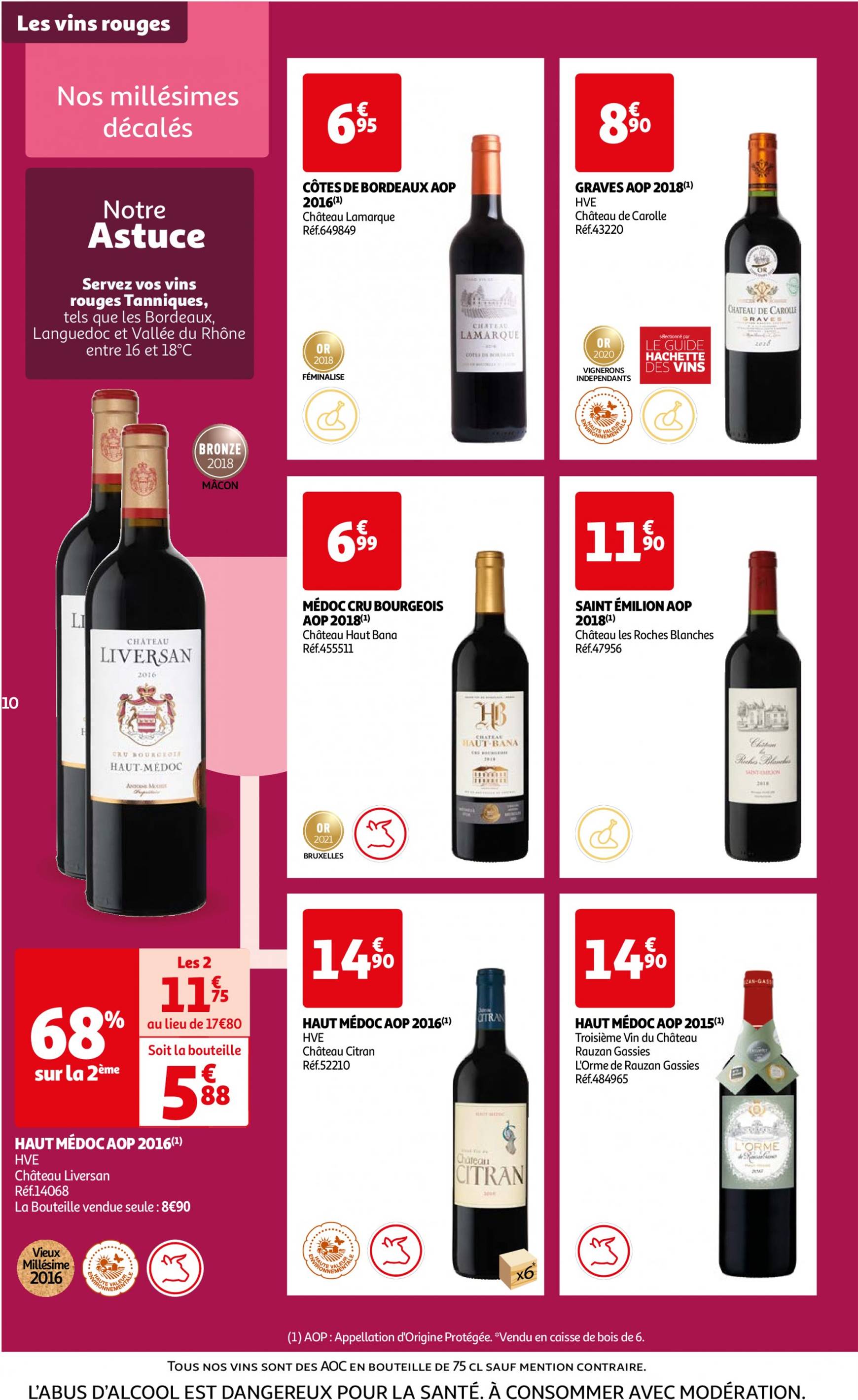 auchan - Auchan - Foire au vins : Un grand choix de cuvées folder huidig 24.09. - 07.10. - page: 10