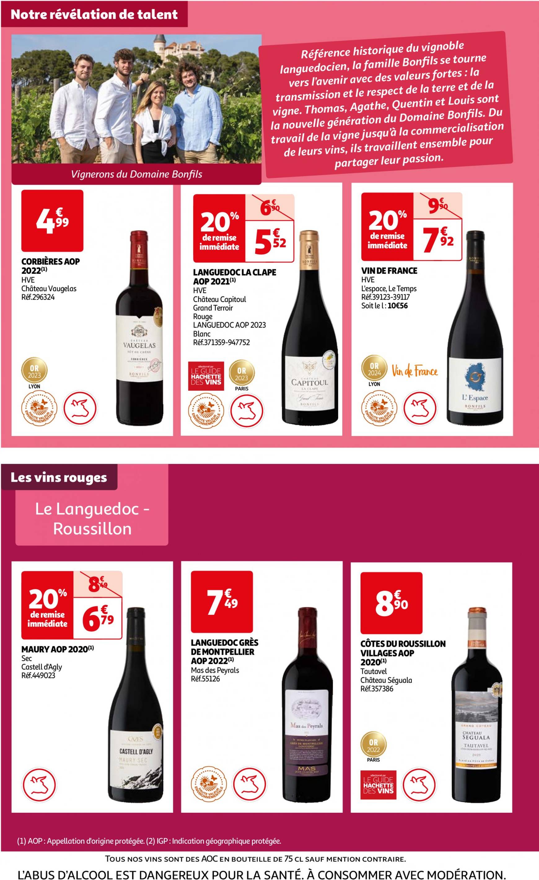 auchan - Auchan - Foire au vins : Un grand choix de cuvées folder huidig 24.09. - 07.10. - page: 28