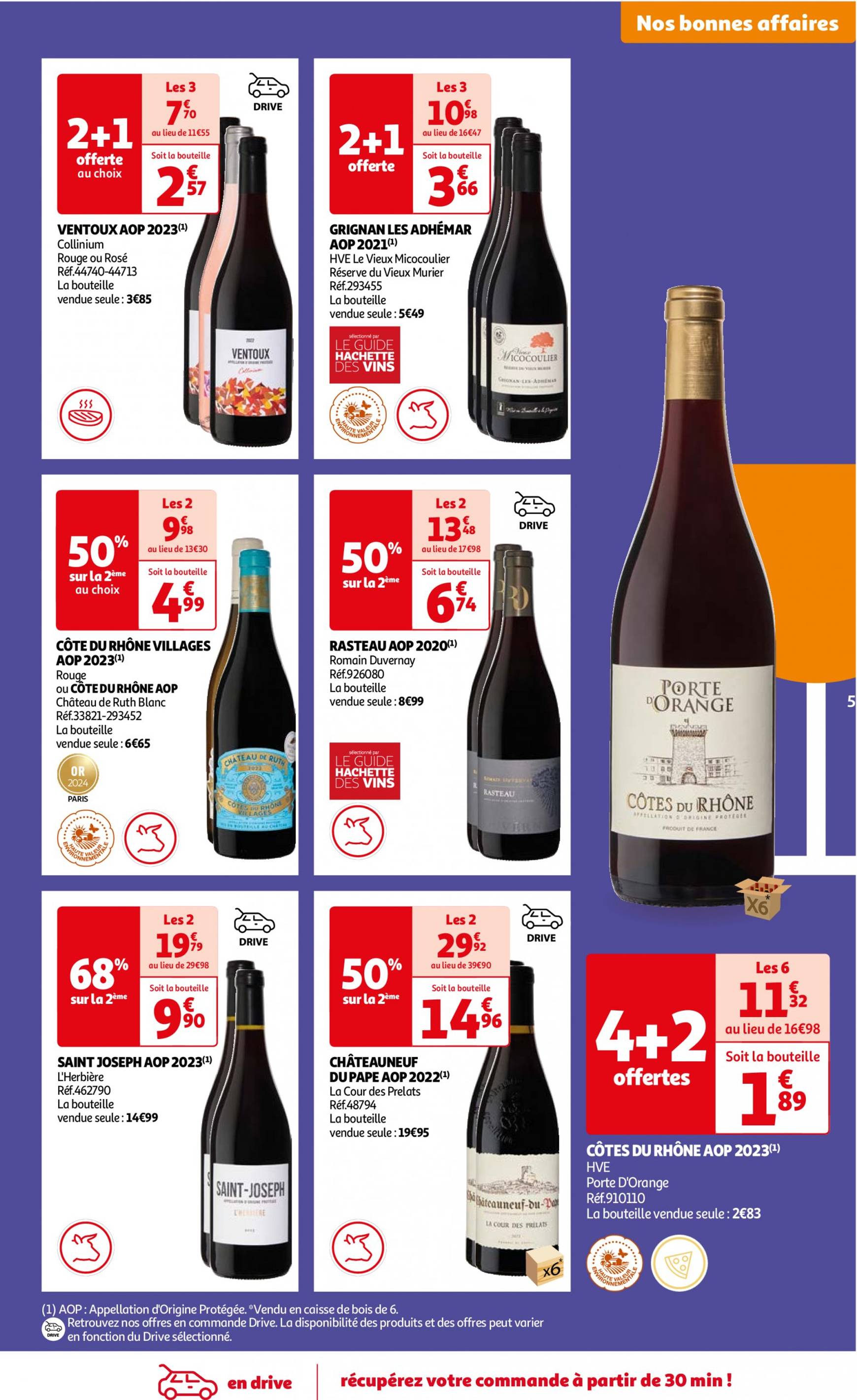 auchan - Auchan - Foire au vins : Un grand choix de cuvées folder huidig 24.09. - 07.10. - page: 5