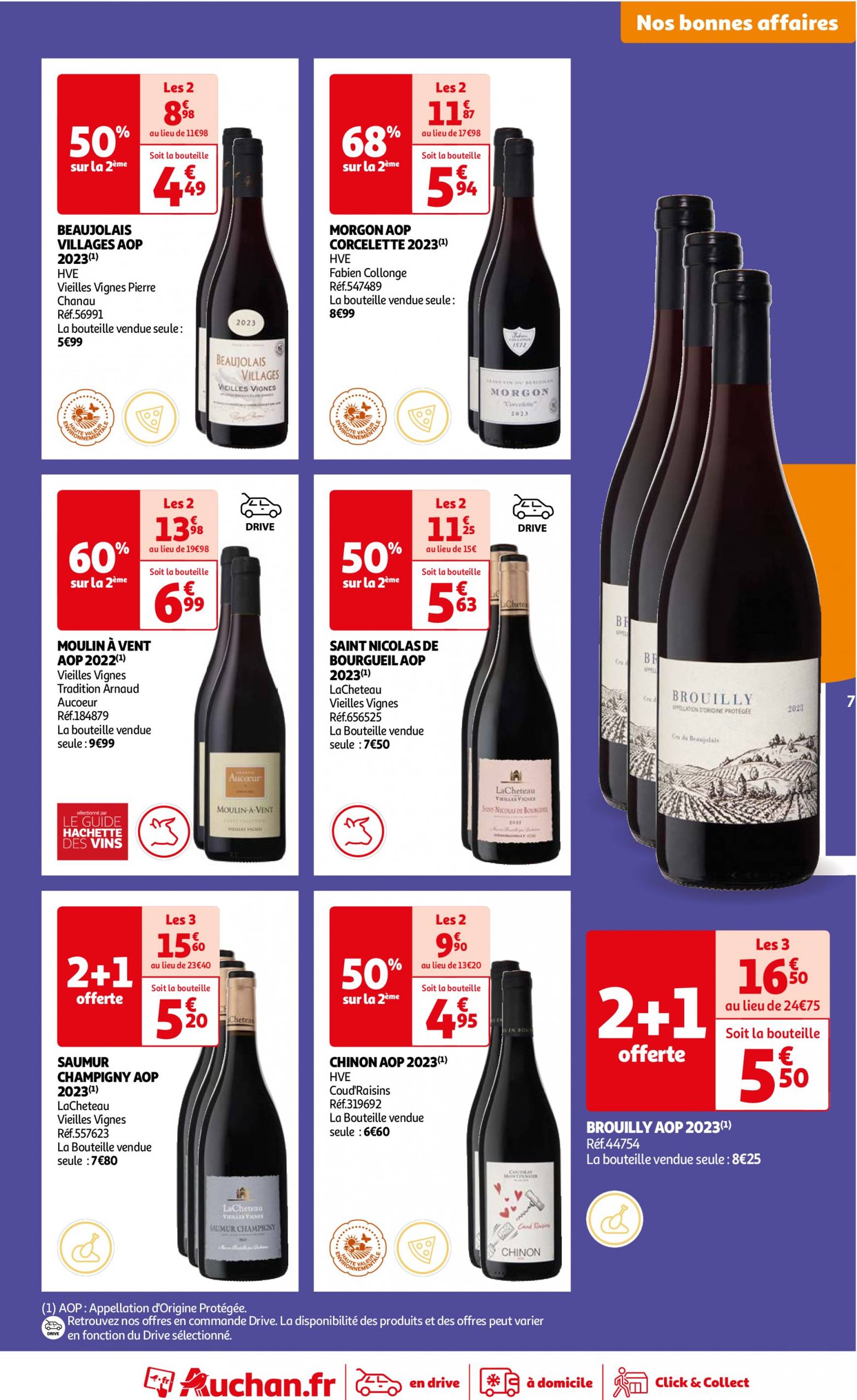 auchan - Auchan - Foire au vins : Un grand choix de cuvées folder huidig 24.09. - 07.10. - page: 7