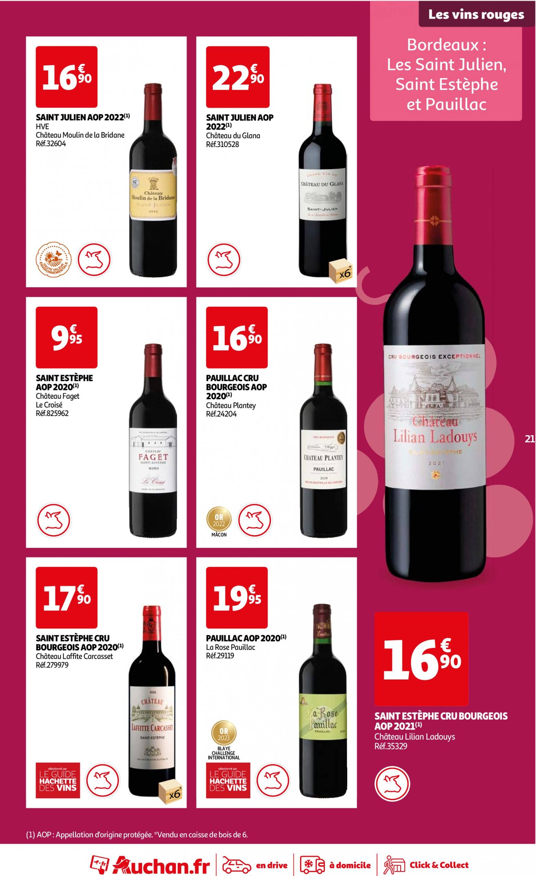 auchan - Auchan - Foire au vins : Un grand choix de cuvées folder huidig 24.09. - 07.10. - page: 21