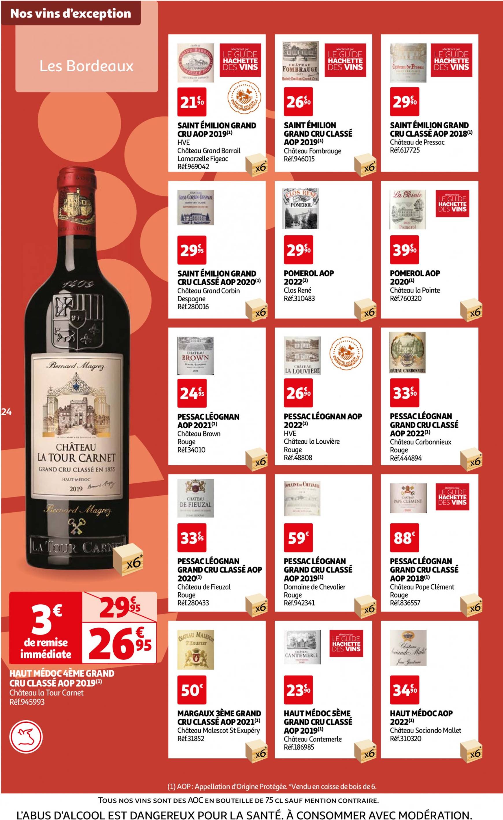 auchan - Auchan - Foire au vins : Un grand choix de cuvées folder huidig 24.09. - 07.10. - page: 24