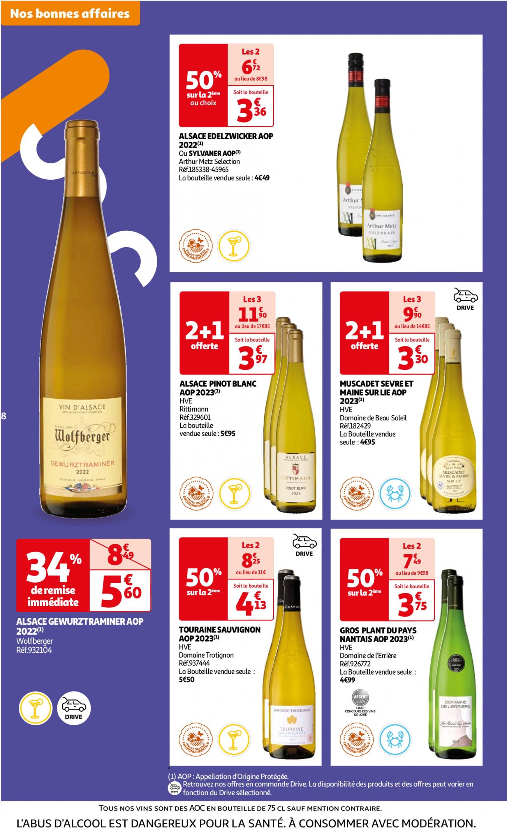 auchan - Auchan - Foire au vins : Un grand choix de cuvées folder huidig 24.09. - 07.10. - page: 8