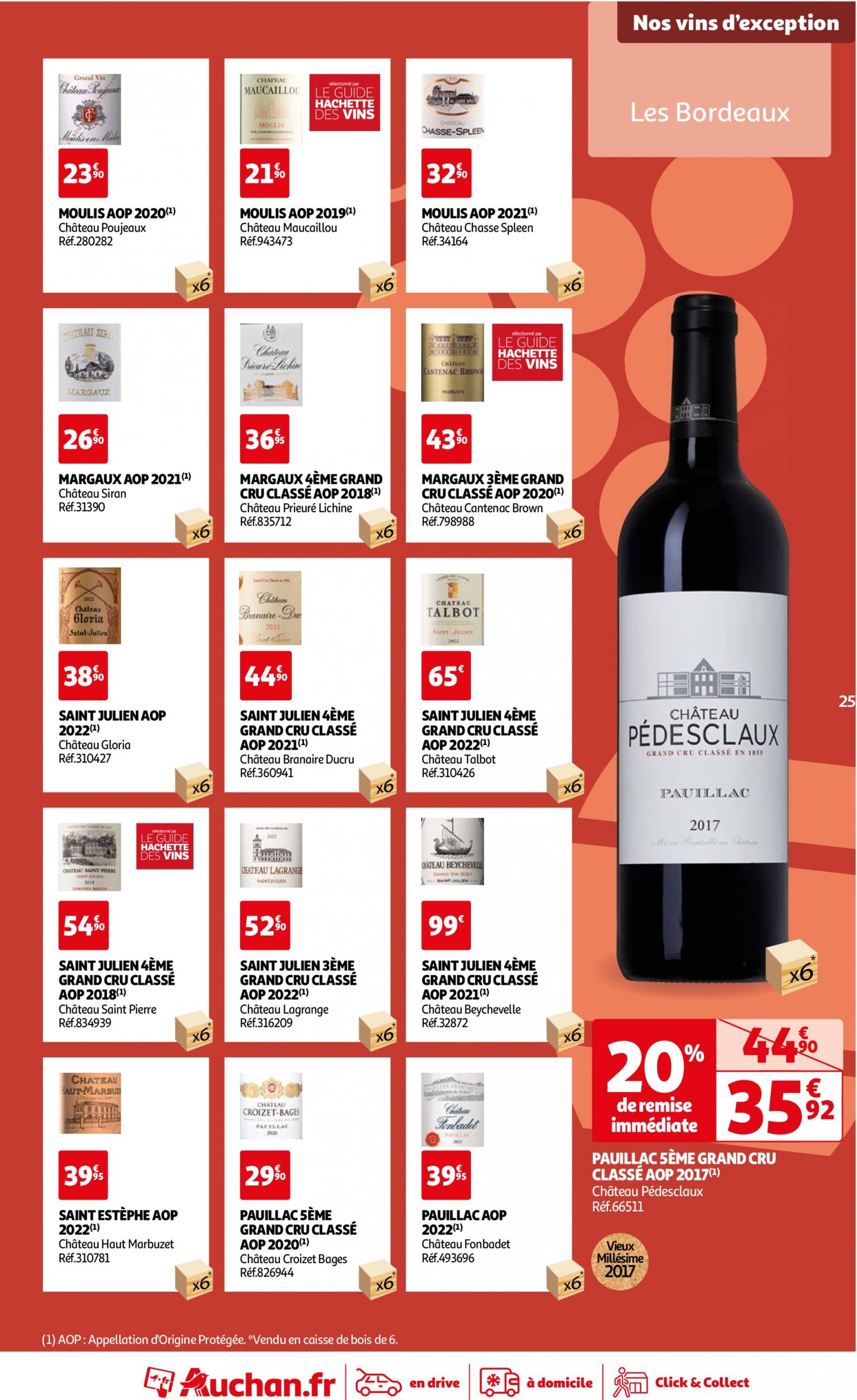 auchan - Auchan - Foire au vins : Un grand choix de cuvées folder huidig 24.09. - 07.10. - page: 25